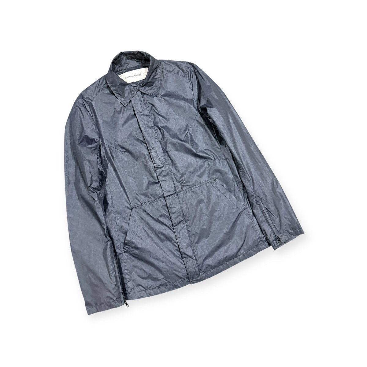 Tsumori Chisato Vtg🔥Tsumori Chisato Issey Miyake Poplin Nylon Zipper Jacket Size US M / EU 48-50 / 2 - 6 Thumbnail