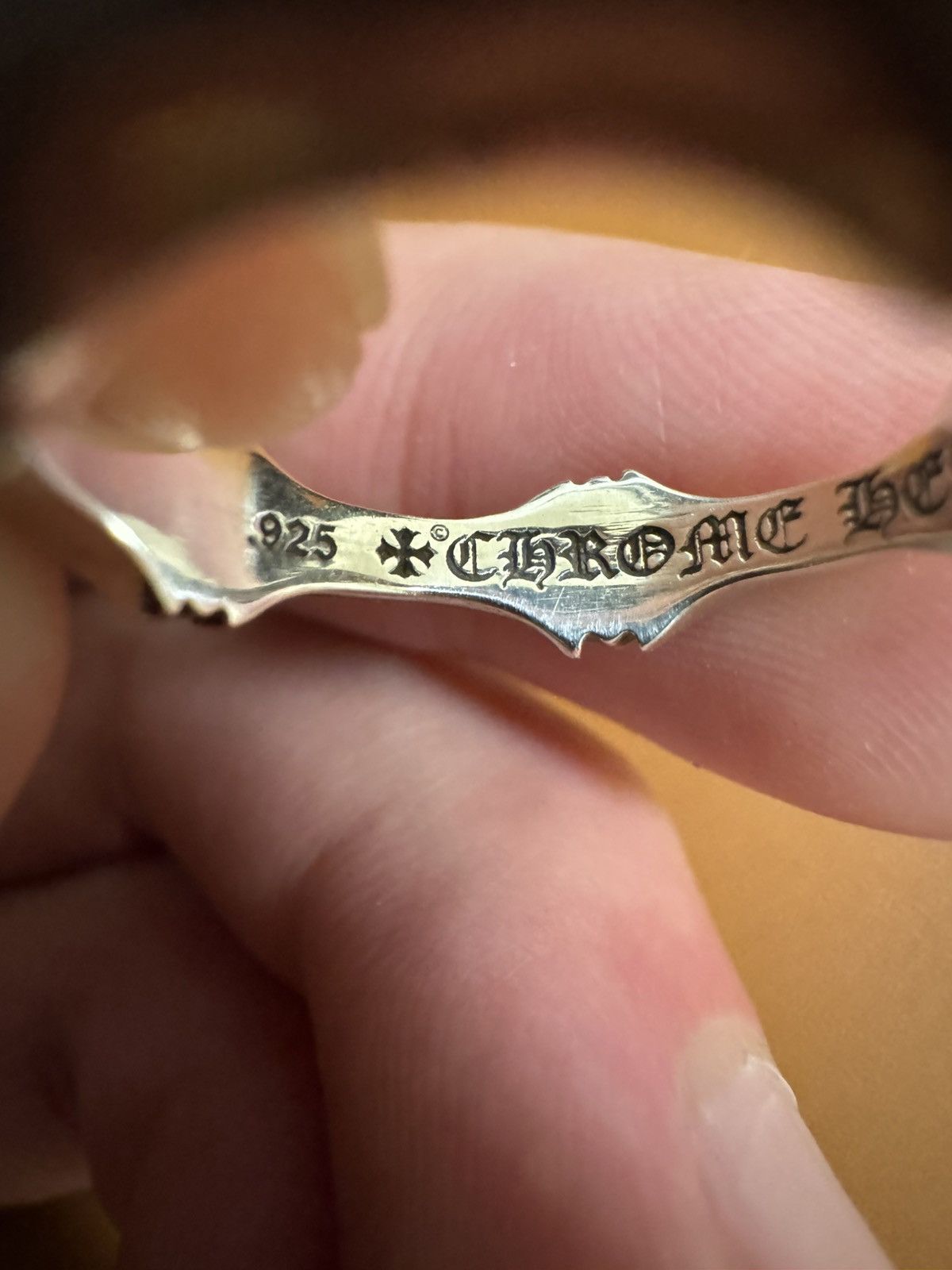 Chrome Hearts Brand New Chrome Hearts Plus & Bone Ring Size ONE SIZE - 5 Thumbnail