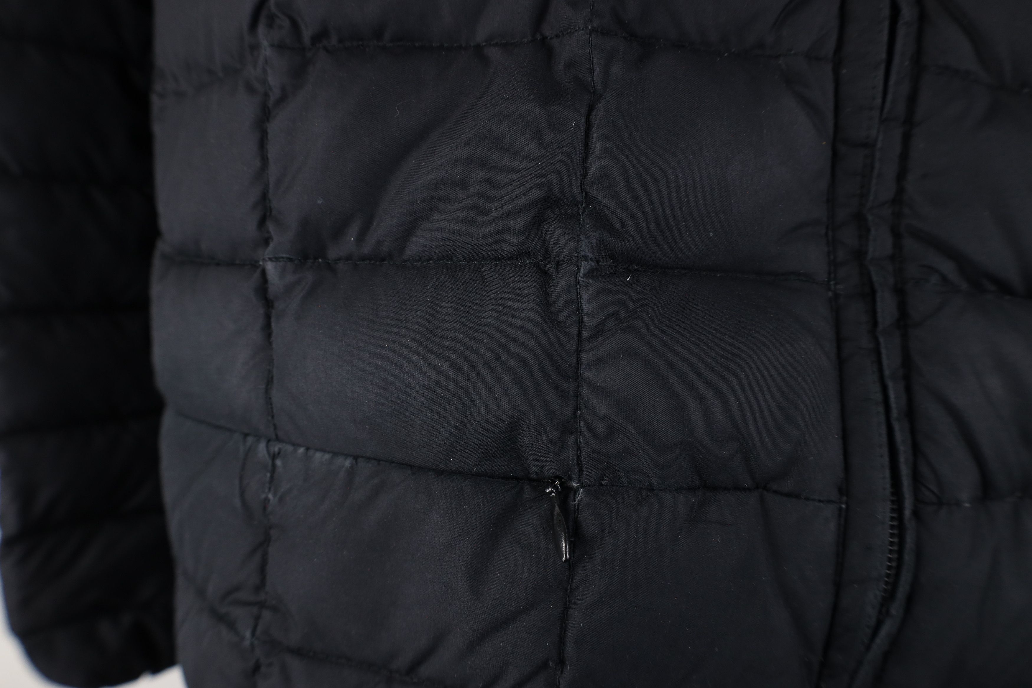 Lands' End Vintage 90s Lands End Down Quilted Hooded Puffer Jacket Size S / US 4 / IT 40 - 8 Thumbnail