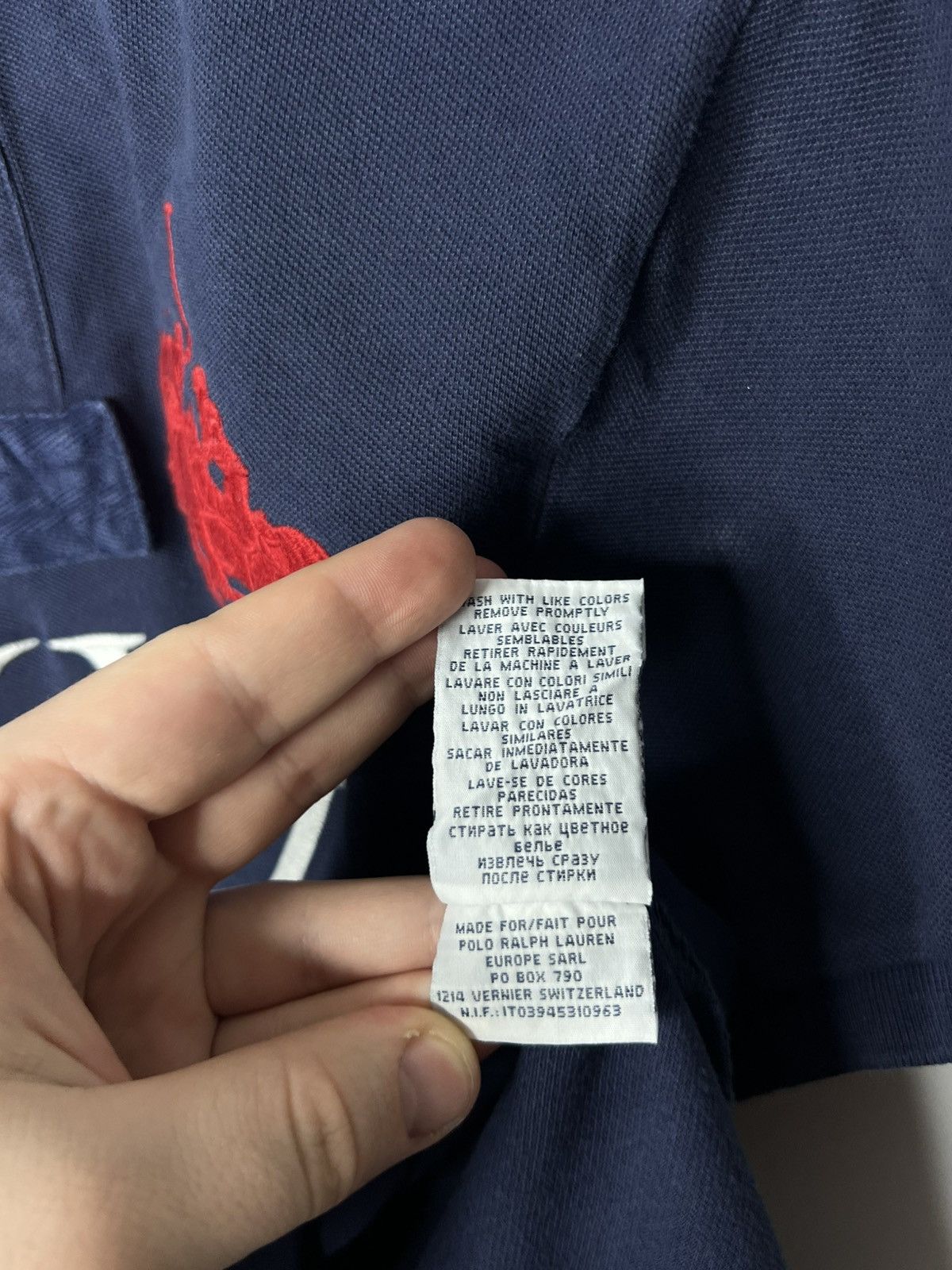 Polo Ralph Lauren Polo Ralph Lauren Polo #3 Big Pony Logo Shirt Short Sleeve Size US S / EU 44-46 / 1 - 13 Thumbnail