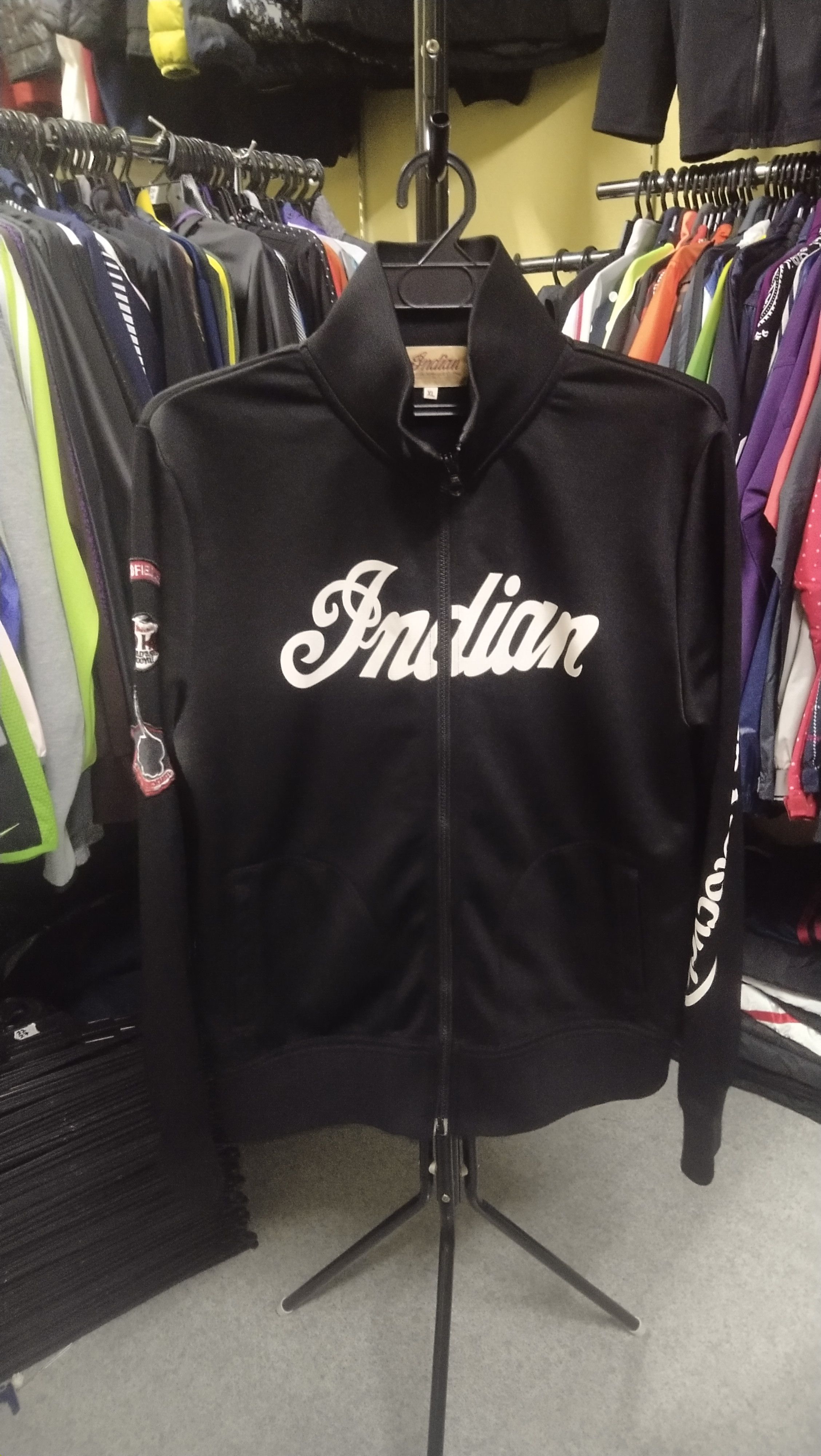 Indian Motorcycle 🔥 Rare Indian Motorcycle Stretchable Track Top Sweater Size US L / EU 52-54 / 3 - 1 Thumbnail