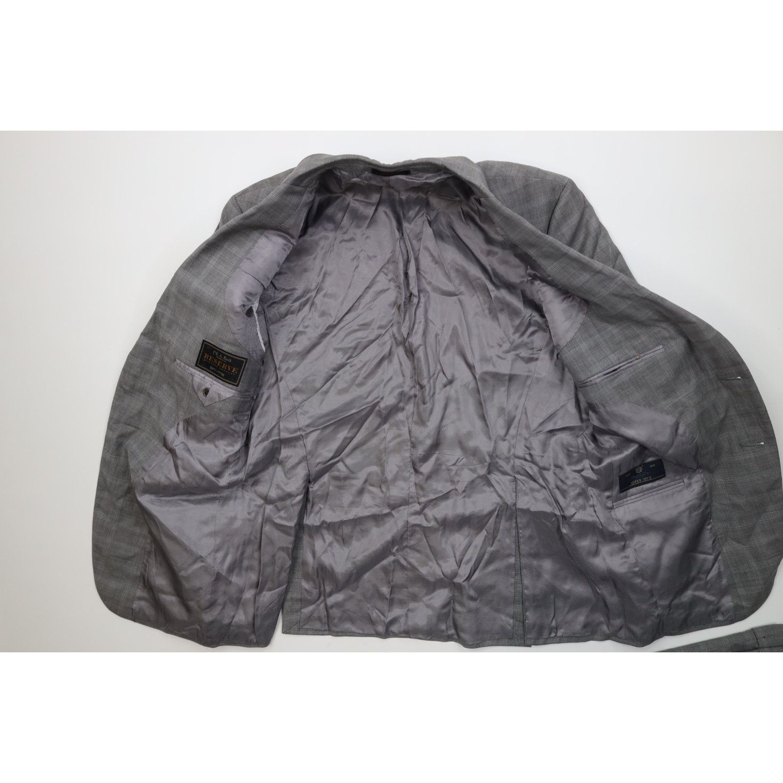 Jos. A. Bank Jos A Bank Reserve 2 Piece Marzotto Wool Super 120s Suit Size 40R - 5 Thumbnail