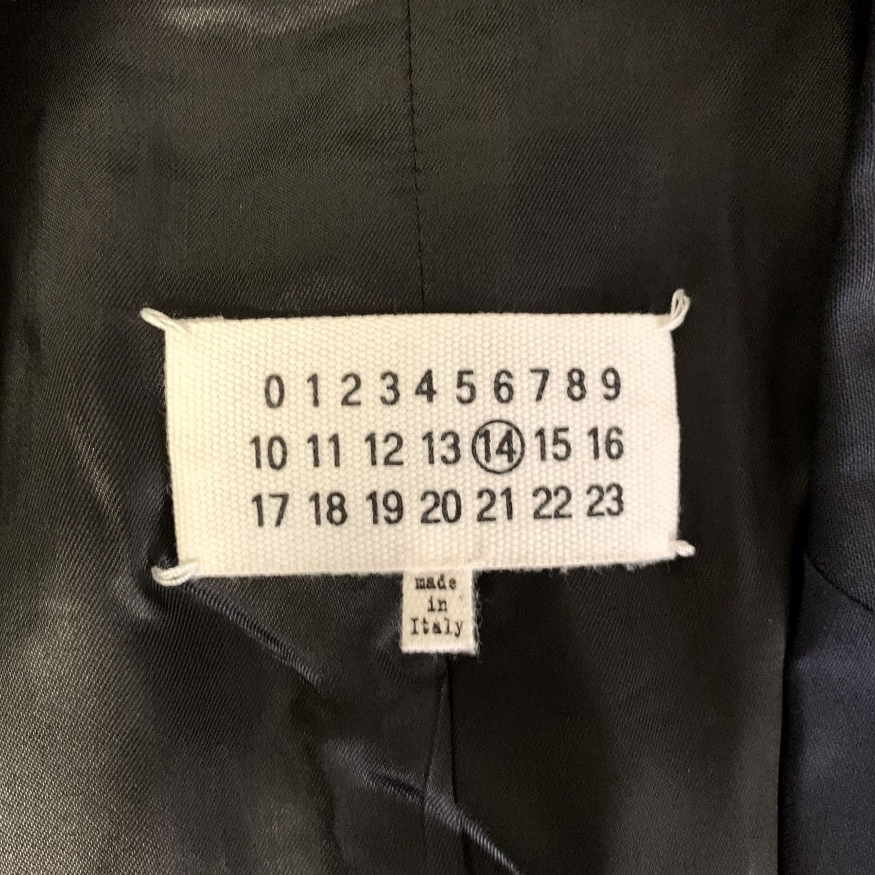 Maison Margiela MAISON MARGIELA Navy Wool Sport Coat Notch Lapel Size 42 Mens Size US XS / EU 42 / 0 - 4 Thumbnail