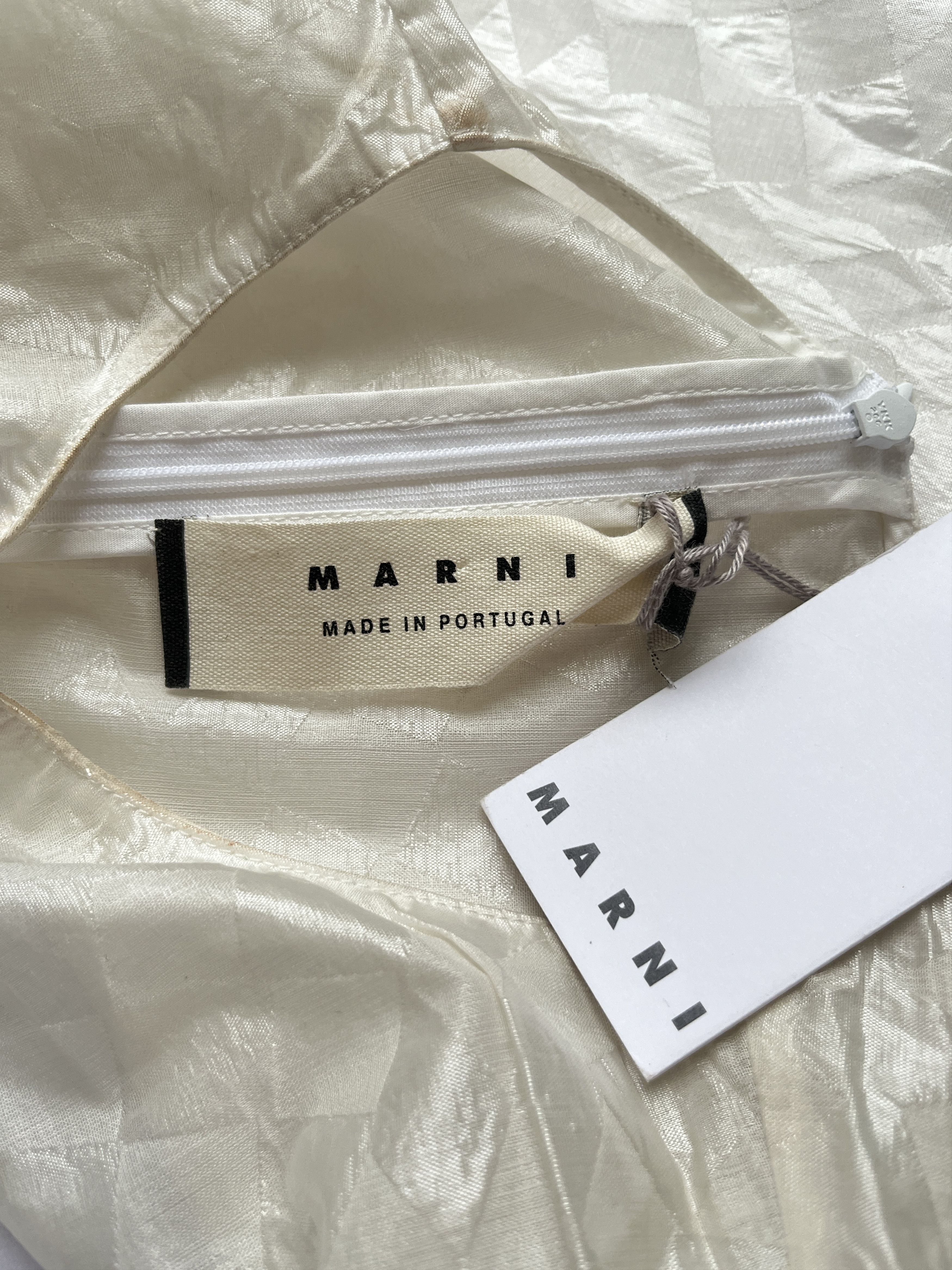 Marni ⚡️QUICK SALE⚡️Marni Silk Mix Sheer Geometric Pattern Top Size M / US 6-8 / IT 42-44 - 3 Thumbnail