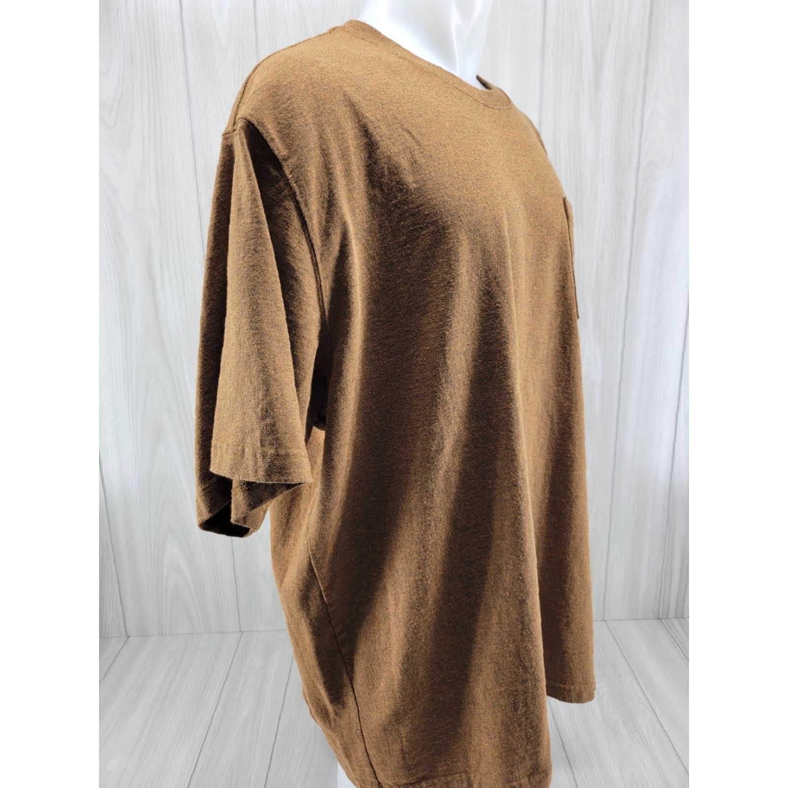 Carhartt Carhartt T Shirt Adult 2XL Loose Fit Brown Pocket Tee K87 Mens Size US XXL / EU 58 / 5 - 5 Thumbnail