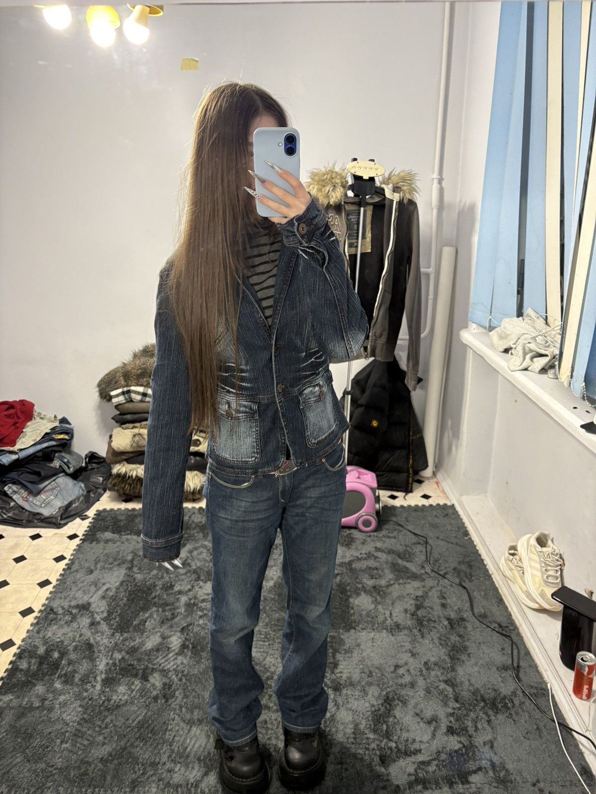 Miss Sixty Miss Sixty Hysteric Glamour Style Y2K Denim Jacket Size M / US 6-8 / IT 42-44 - 6 Thumbnail