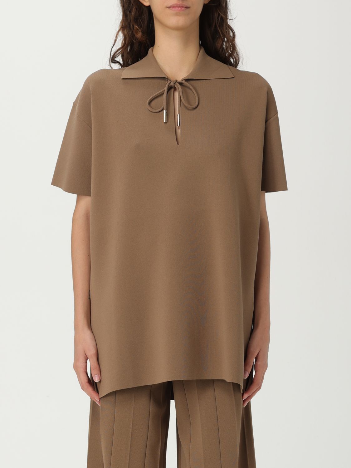 Max Mara Max Mara Polo Shirt Woman Hazel Size M / US 6-8 / IT 42-44 - 1 Thumbnail