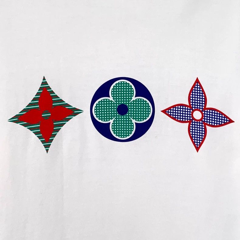 Louis Vuitton Louis Vuitton White presbyopic printed cotton crewneck sho Size US M / EU 48-50 / 2 - 4 Thumbnail