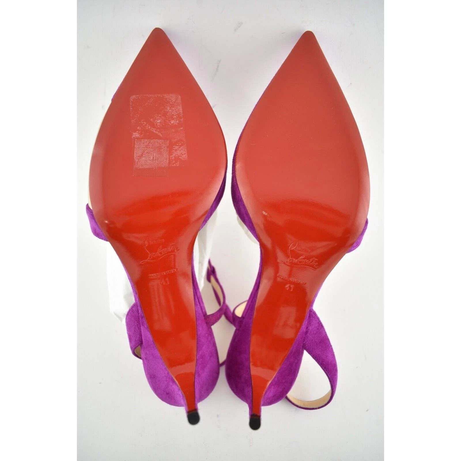 Christian Louboutin Christian Louboutin Platina 85 Pink Richelieu Cross Strap Size US 11 / IT 41 - 12 Thumbnail