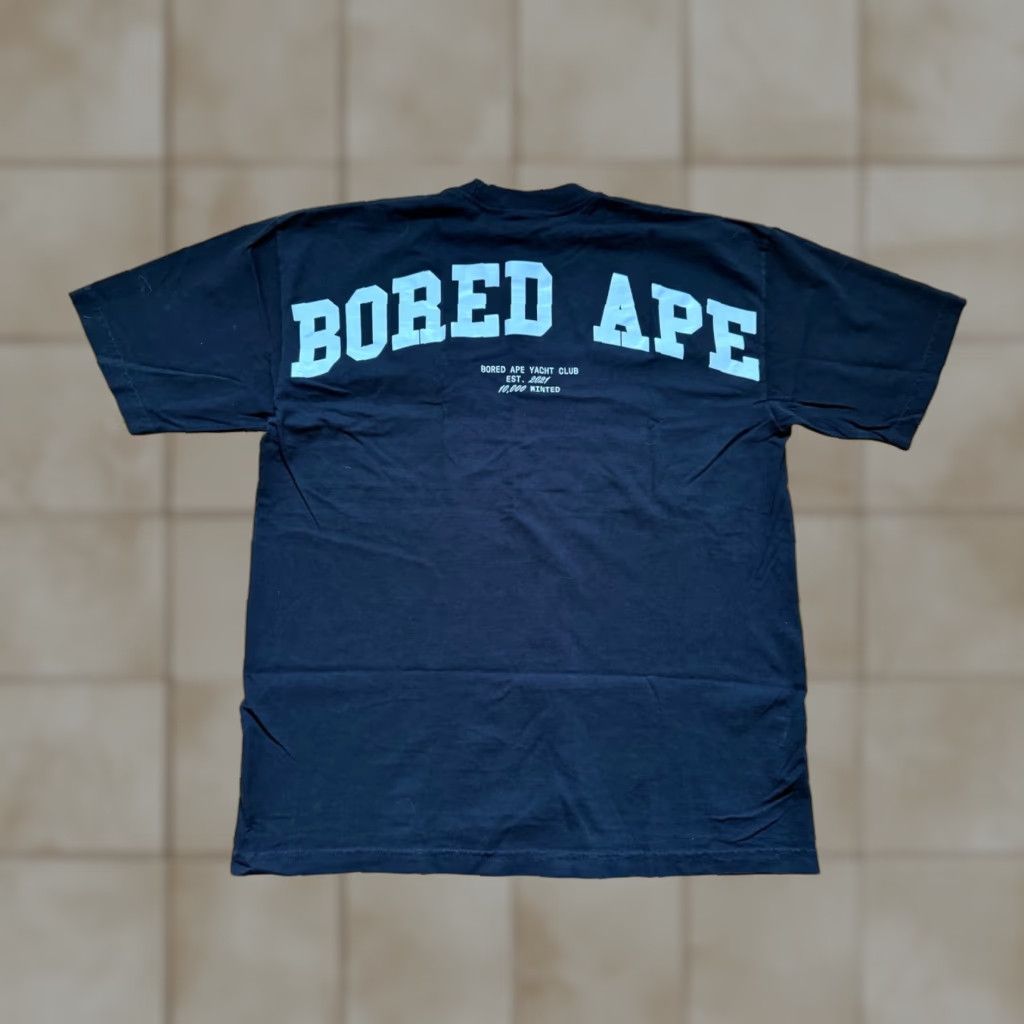 Vintage BAYC Bored Ape Yacht Club BORED UNIVERSITY Tee Shirt Mens L Black Shirt NWOT Size US L / EU 52-54 / 3 - 1 Thumbnail