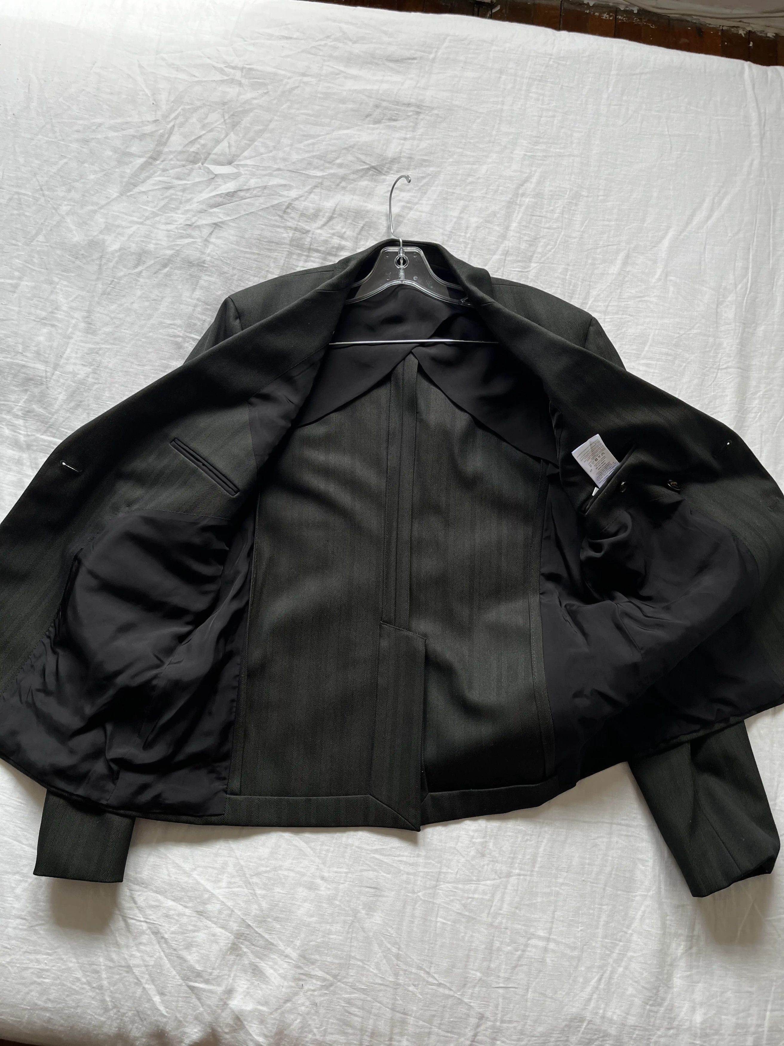 Bottega Veneta Bottega Veneta Stripe-print Double-breasted Blazer Size 48R - 3 Thumbnail