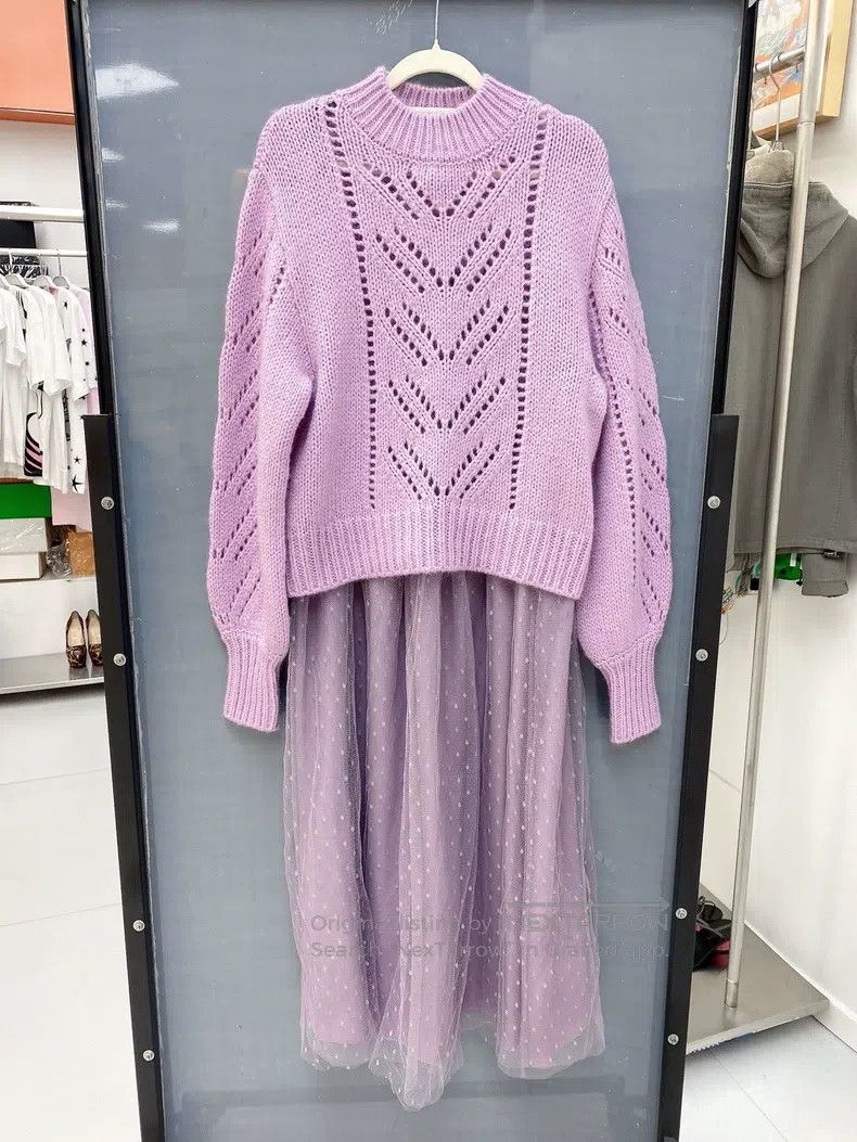 Valentino Valentino Lace skirt set Size L / US 10 / IT 46 - 1 Thumbnail