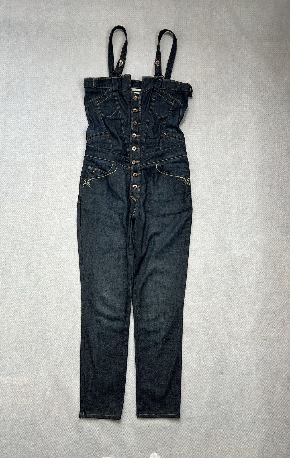 Tommy Hilfiger Women's Jumpsuit Tommy Hilfiger Denim Jeans Size 27" / US 4 / IT 40 - 2 Thumbnail