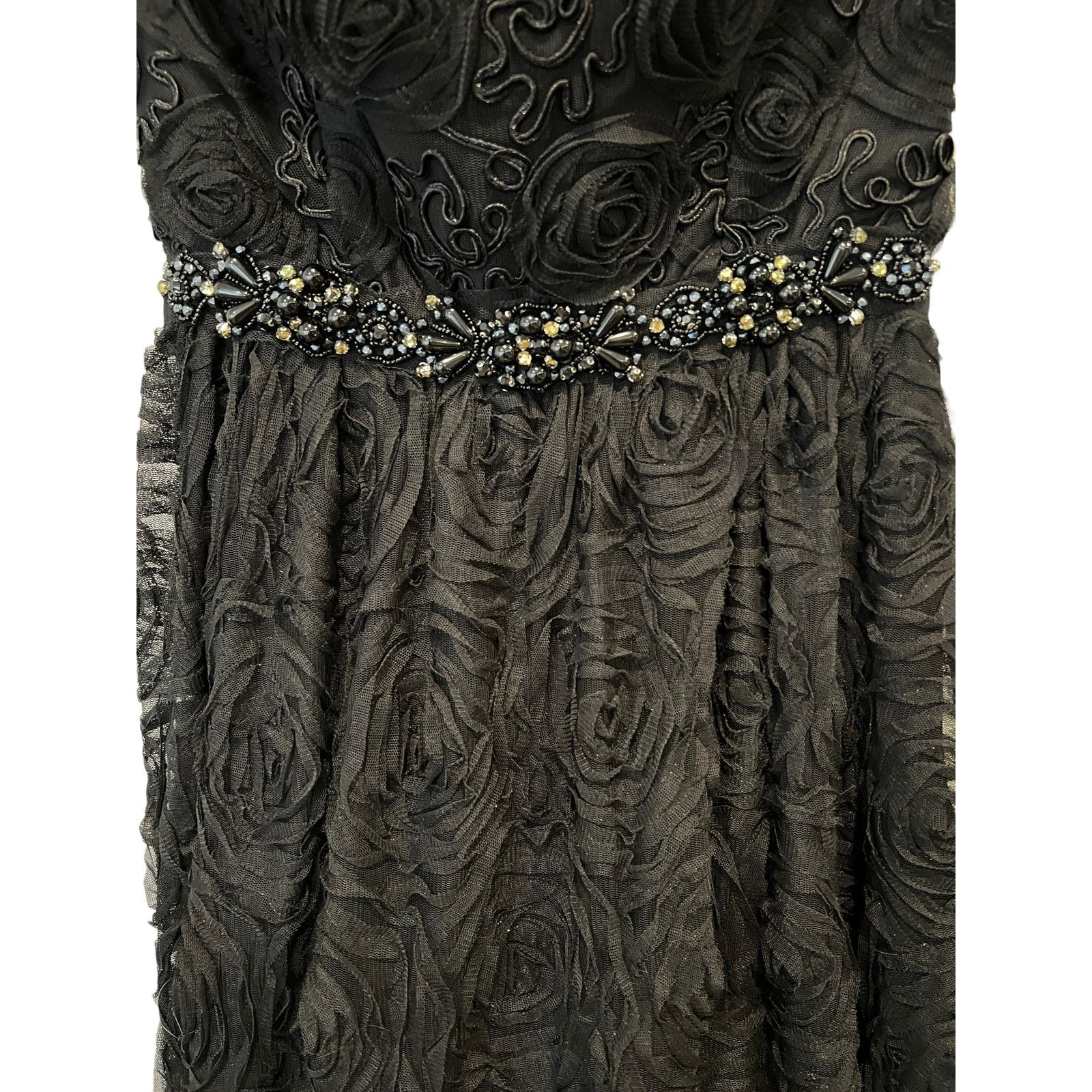 Adrianna Papell Adrianna Papell Strapless Soutache Gown Size US/4 Size S / US 4 / IT 40 - 5 Thumbnail