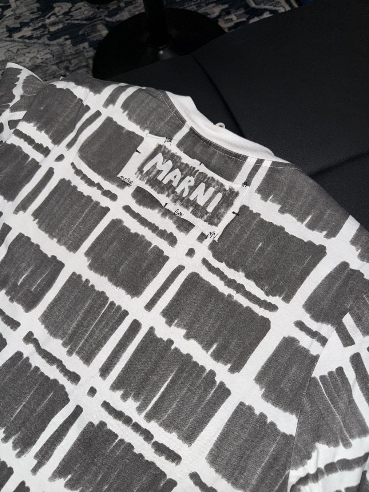 Marni Marni logo pattern t shirt Size US M / EU 48-50 / 2 - 2 Thumbnail