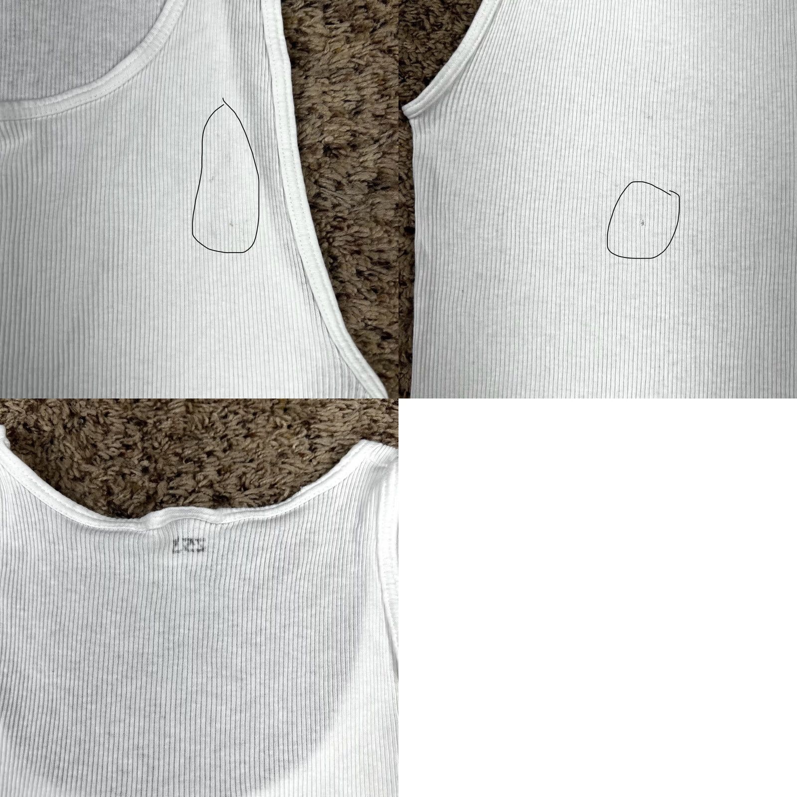 Jockey VINTAGE Jockey Tank Top Shirt XL Tall 100% Cotton Made USA Undershirt Unisex Adults Slim Fit White 90s Shirt Men Women Size US XL / EU 56 / 4 - 8 Thumbnail