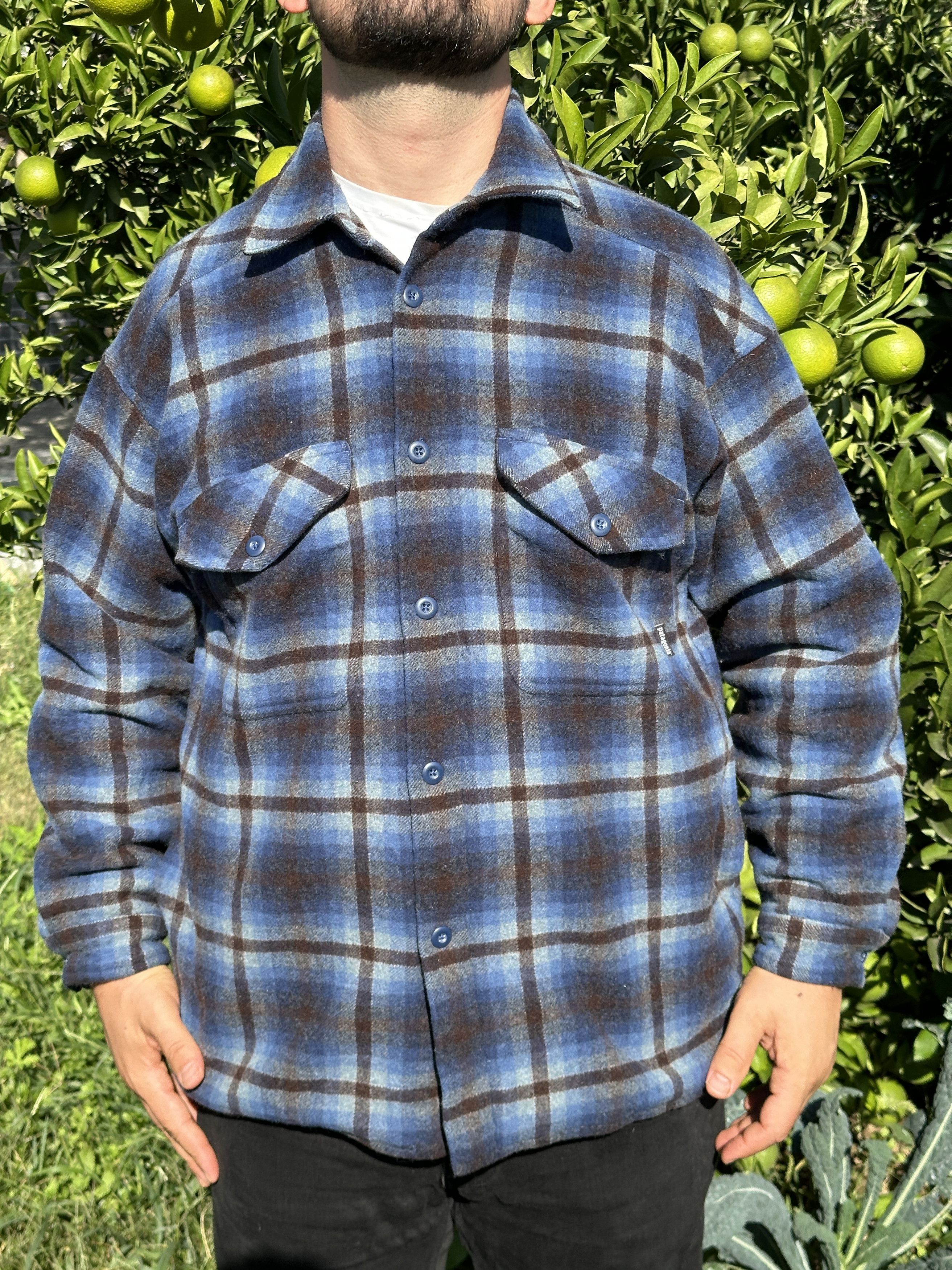 Patagonia Patagonia Fleece Bomber Tartan Check Flannel Size M 48 50 Size US M / EU 48-50 / 2 - 6 Thumbnail