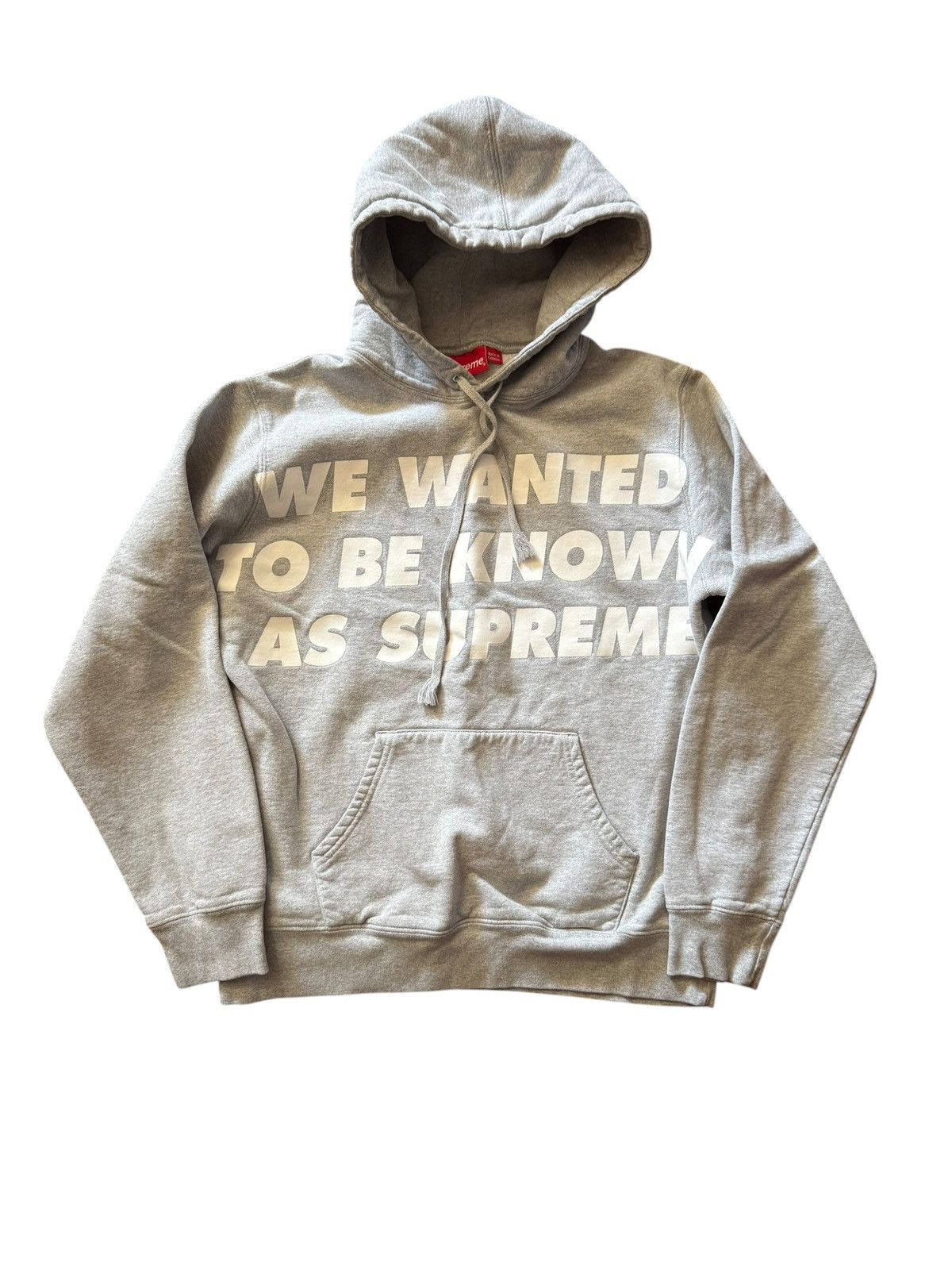 Supreme Grey Motherfucker Hoodie | Grailed