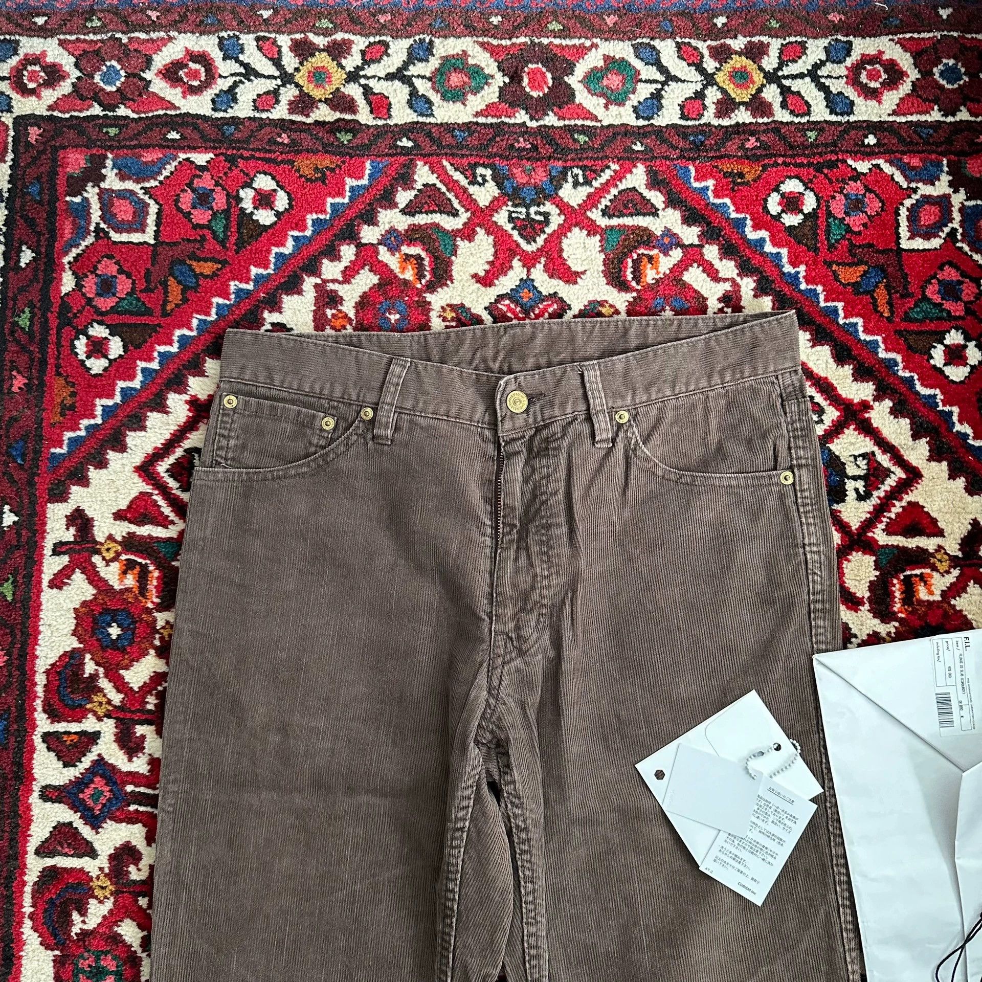 visvim 14aw fluxus 03 corduroy pants brown 9.5-9.8/10