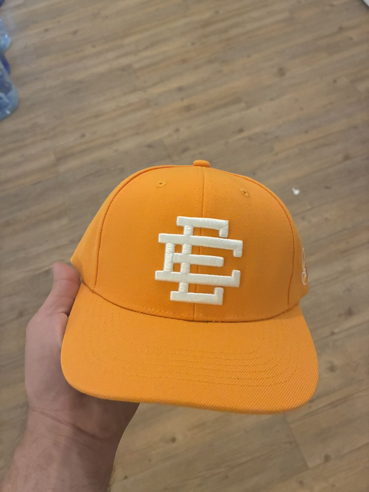 Eric Emanuel Eric emmanuel snapback hat yellow 91 on side Size ONE SIZE - 1 Thumbnail