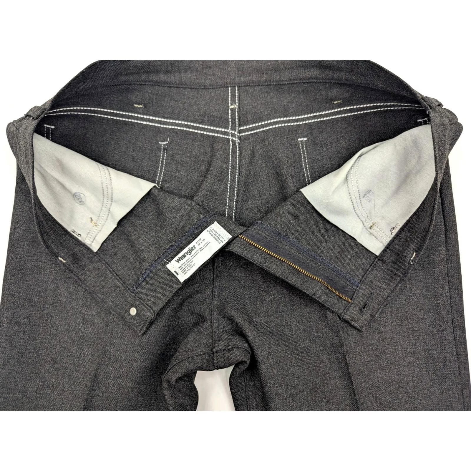 Wrangler VINTAGE Wrangler Wrancher Gray Straight Jeans Men 38x30 EUC 90s Cowboy 5-Pocket Regular Mens Size US 38 / EU 54 - 6 Thumbnail