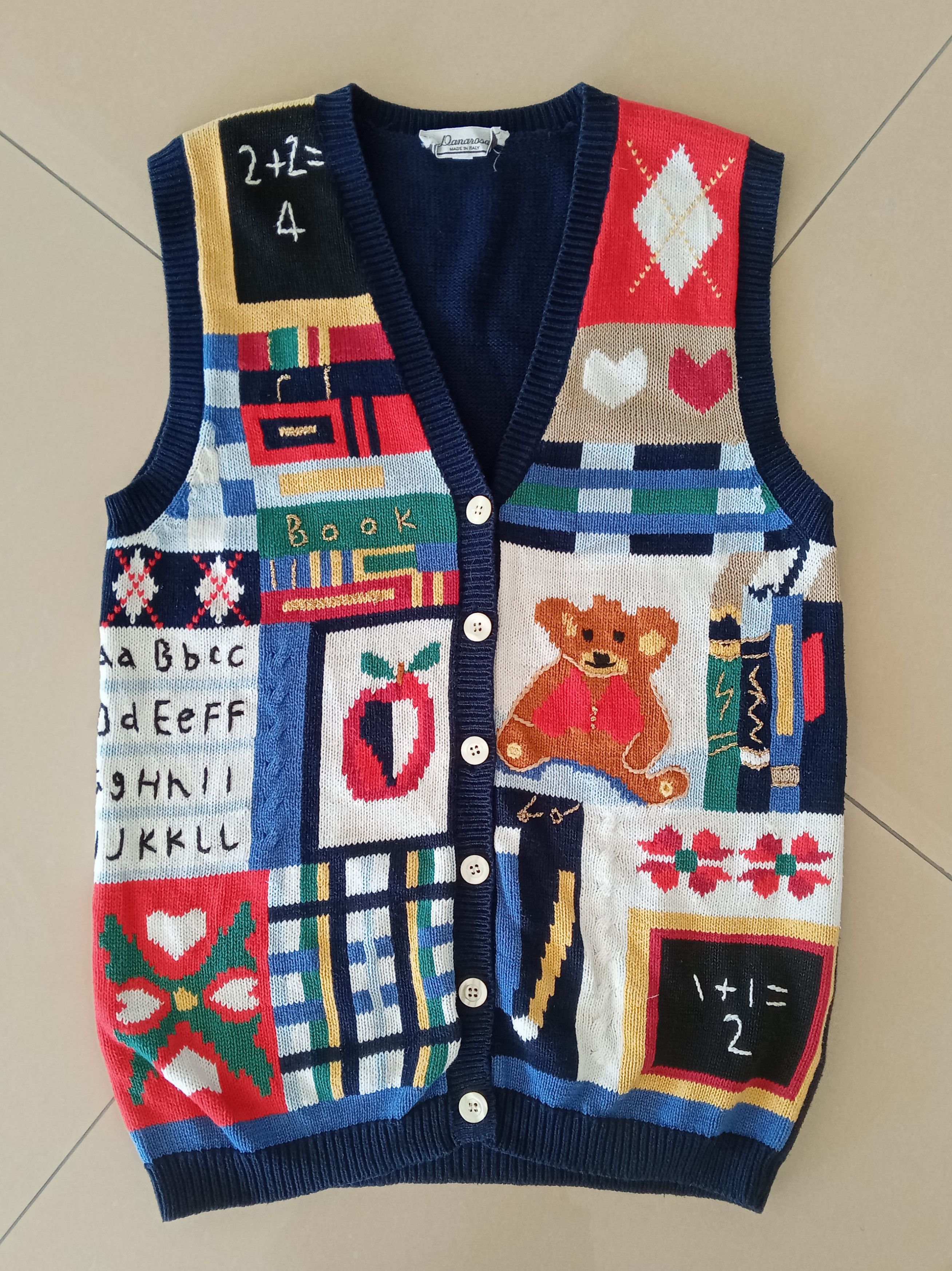 Designer × Vintage Vintage Danarosa Rare Knitwear Vest Size US M / EU 48-50 / 2 - 1 Thumbnail