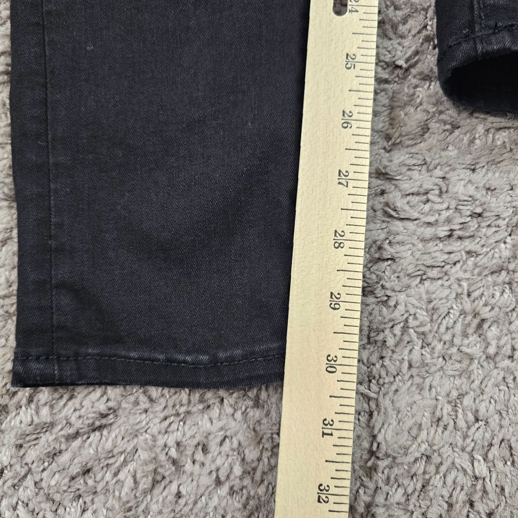 Silver Jeans Co. Vintage Silver Jeans Women Skinny Jeans Low Rise Black Dark Wash Stretch 26 24x30 Size 26" / US 2 / IT 38 - 6 Thumbnail