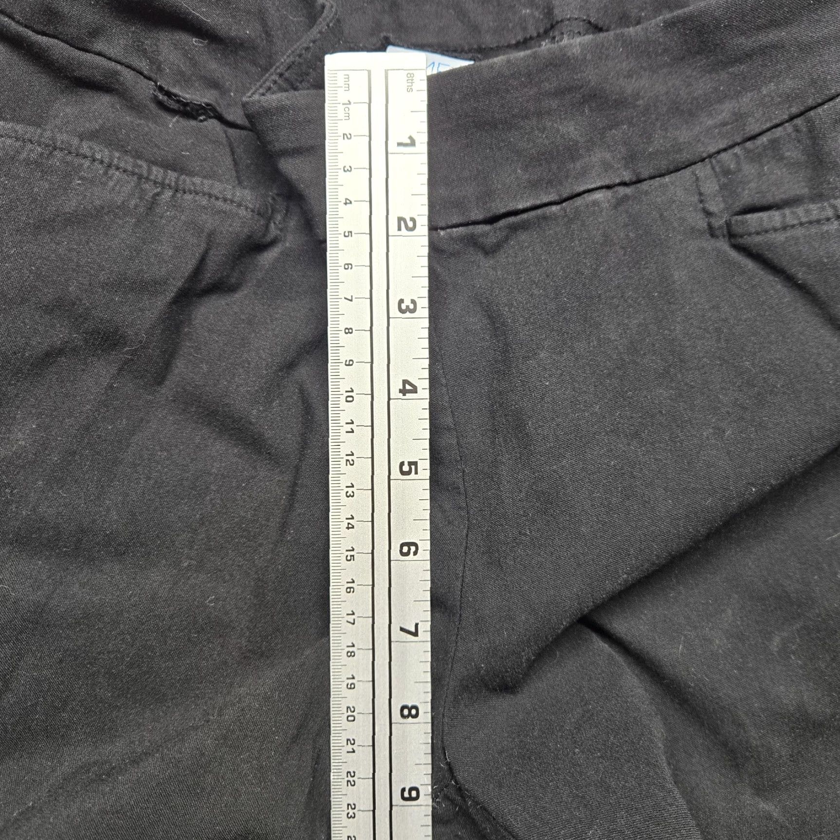 Vintage Time And Tru Pants Dress Pants Elastic Waist Black Adult Womens PM Petite Medium 30in Inseam 28in Womens Pants Size 32" / US 10 / IT 46 - 6 Thumbnail
