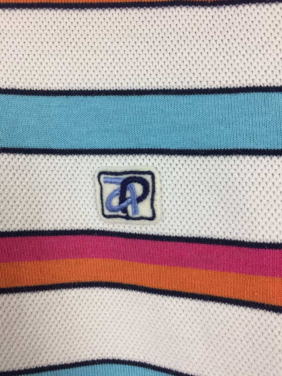 Other Vtg 90s Arnold Palmer Color Block Stripe Perforated Polo Tee Size US S / EU 44-46 / 1 - 7 Thumbnail