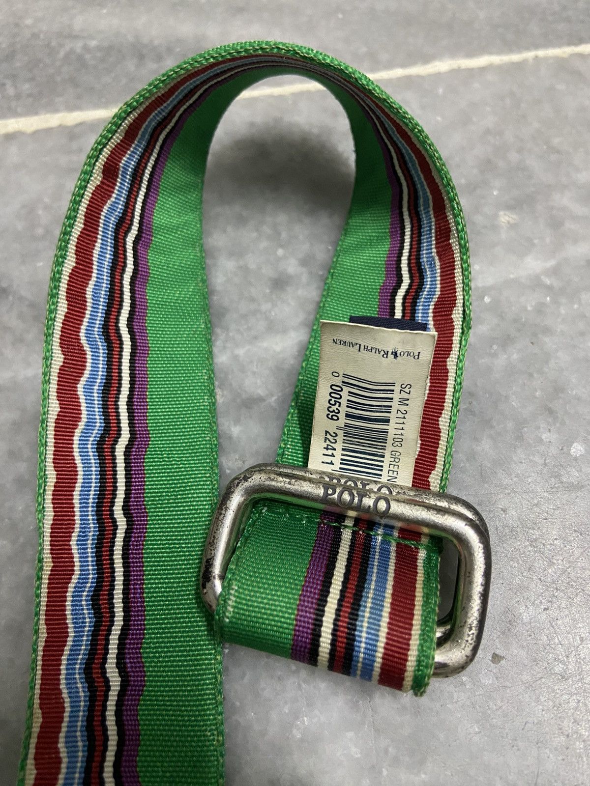 Polo Ralph Lauren Vintage Polo Ralph Lauren Striped Double D-Ring Belt Size ONE SIZE - 3 Thumbnail