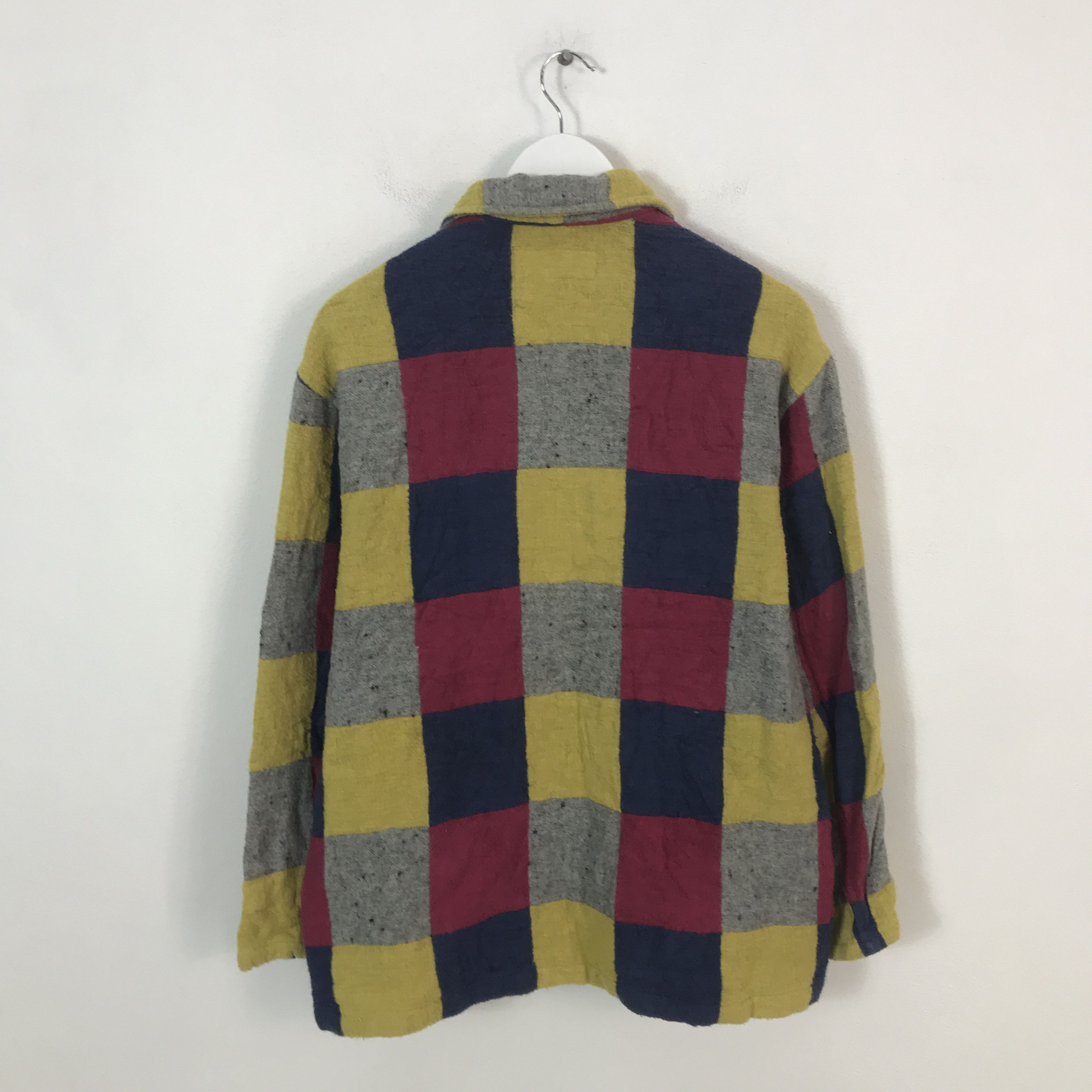 Japanese Brand hakka homme Multicolour button blazer jacket Size US L / EU 52-54 / 3 - 3 Thumbnail