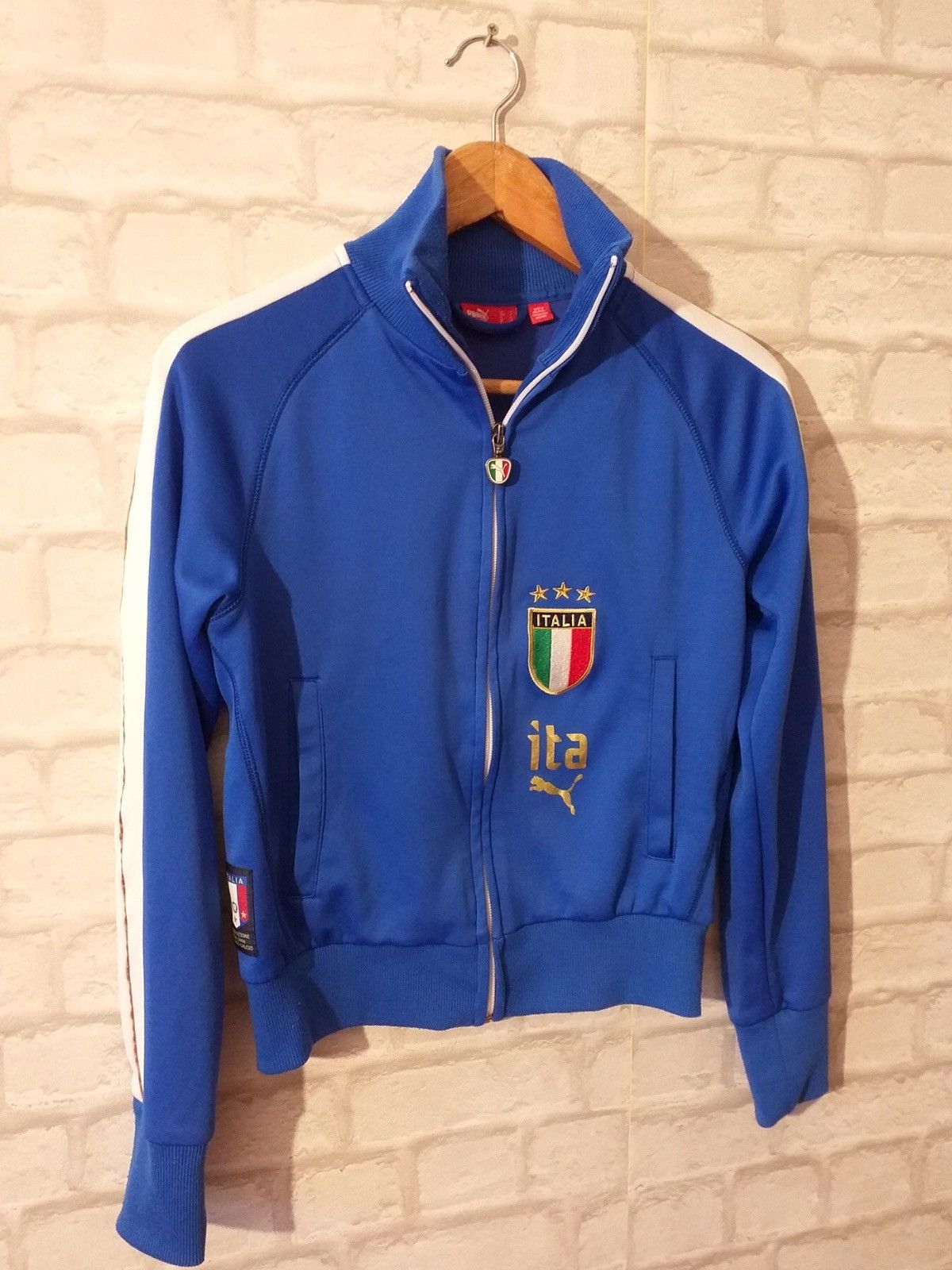 Puma Italy National Football Team Sweater 2004-2005 S Size S / US 4 / IT 40 - 2 Thumbnail