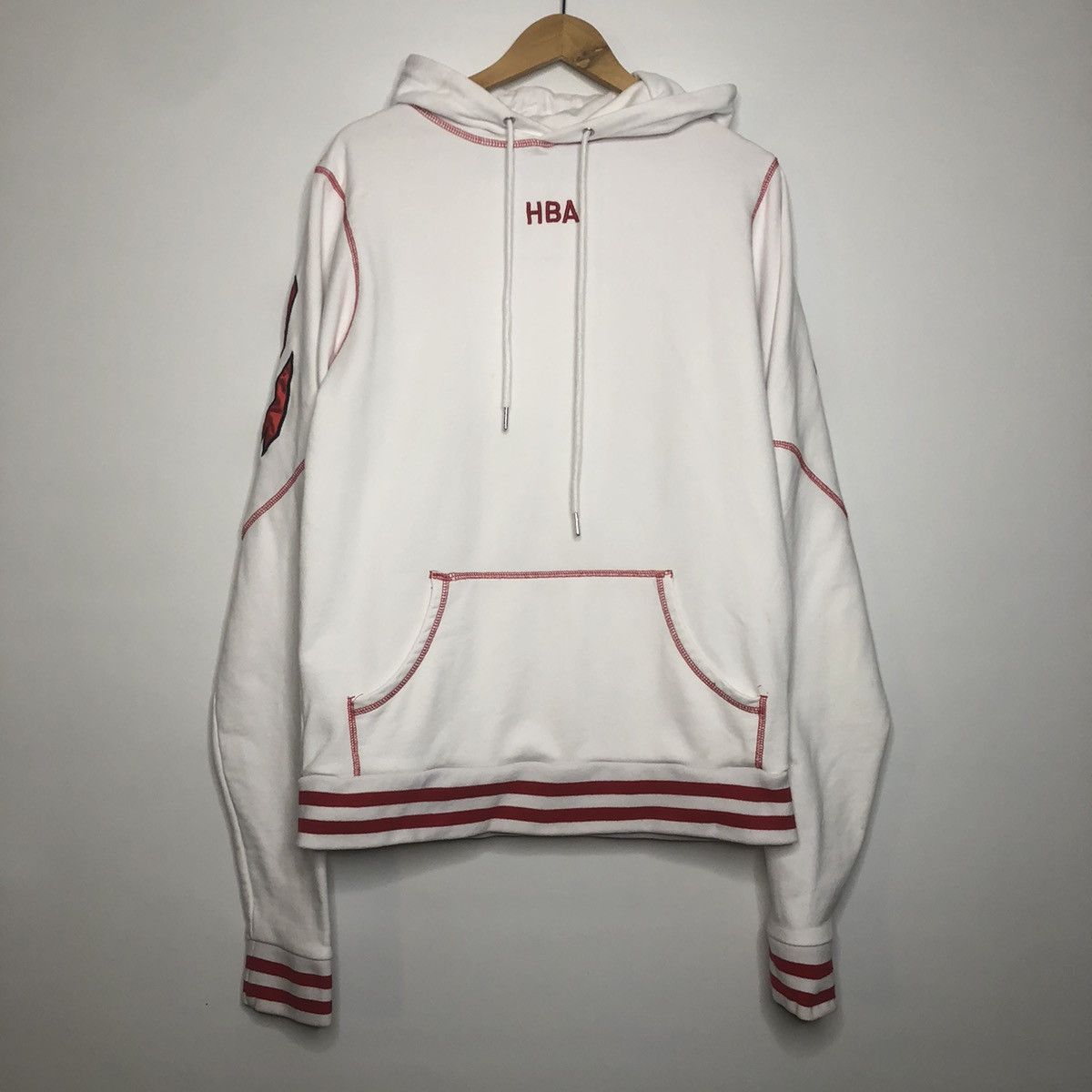 image of Hood By Air Angel Dust Hoodie in White, Men's (Size Medium)