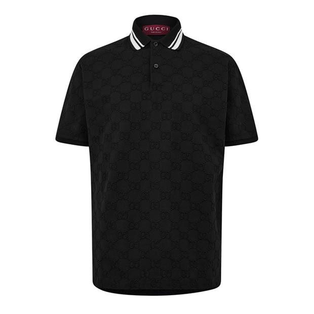 GUCCI Men'S Gg Cotton Polo Shirt
