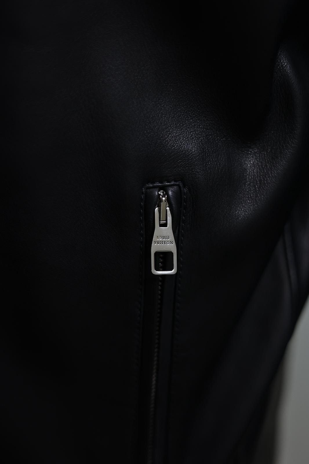 Louis Vuitton (RM091M) Louis Vuitton Lamb Leather Rider Jacket Size US XL / EU 56 / 4 - 5 Thumbnail