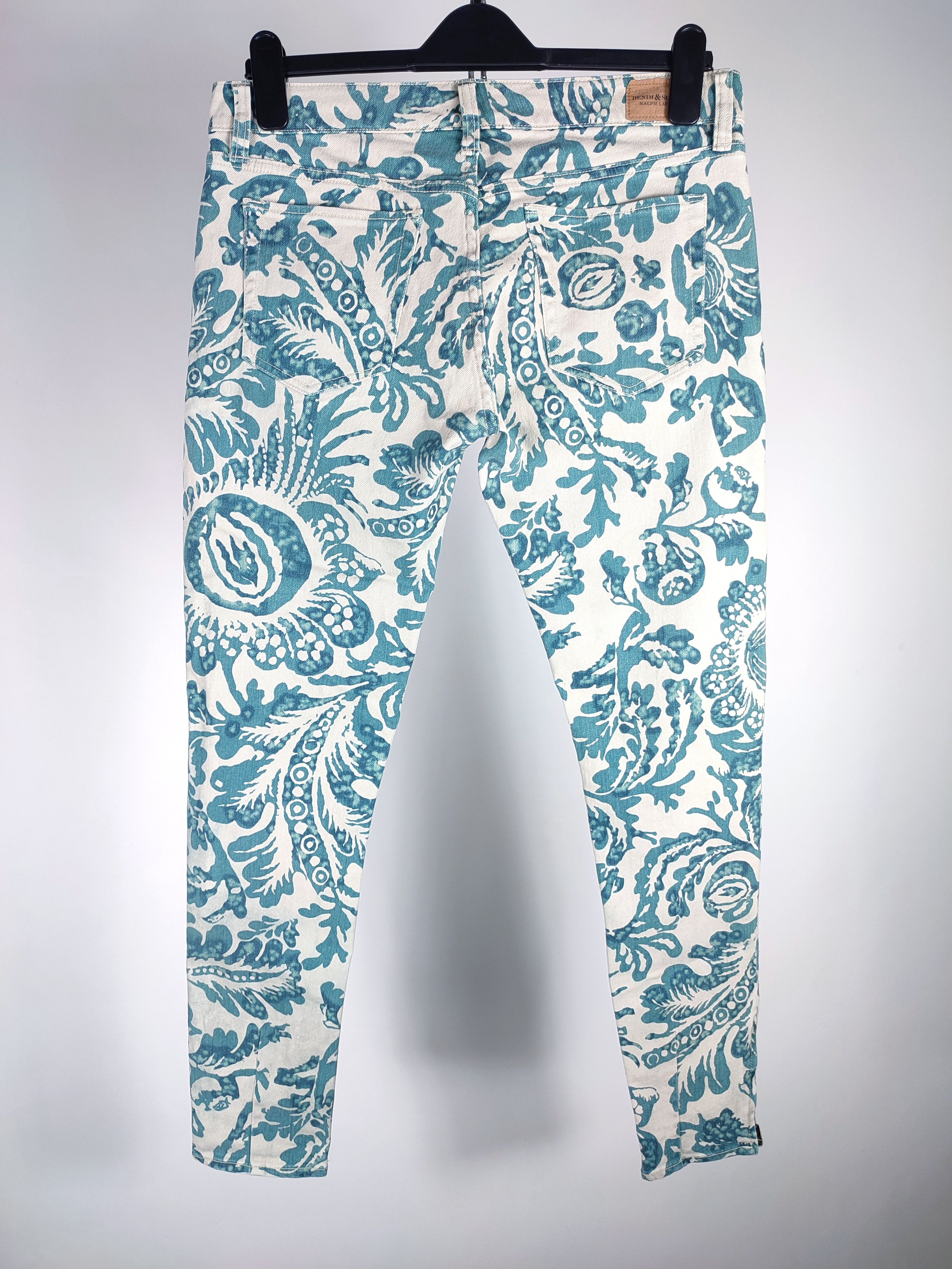 Denim & Supply Ralph Lauren Polo Ralph Lauren floral print slim denim pants Size 30" / US 8 / IT 44 - 3 Thumbnail