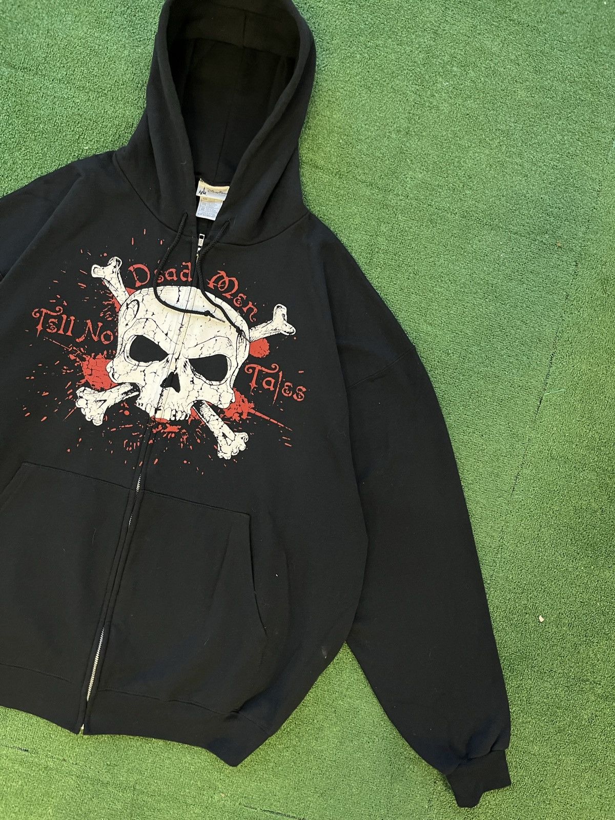 Vintage Vintage Y2K Pirates of the Caribbean Baggy Movie Hoodie Size US XXL / EU 58 / 5 - 4 Thumbnail
