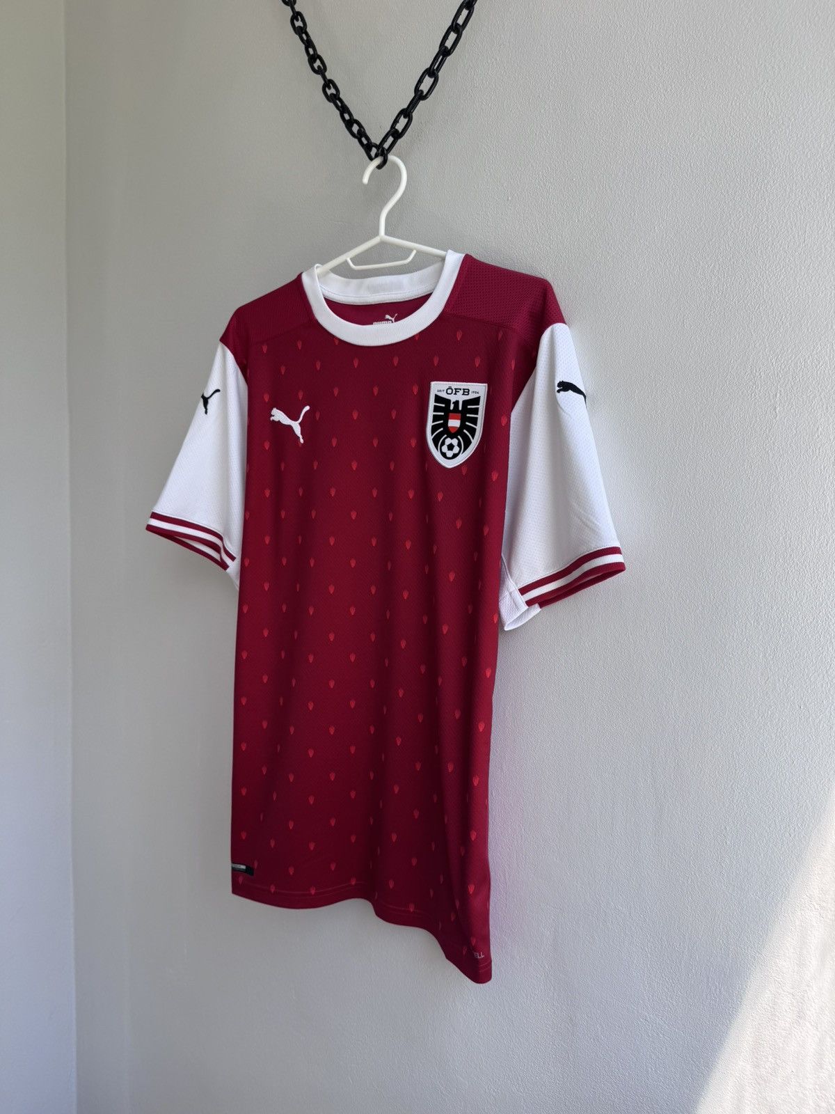 Puma AUSTRIA OFB 2020 2021 2022 HOME FOOTBALL SHIRT SOCCER JERSEY Size US L / EU 52-54 / 3 - 2 Thumbnail
