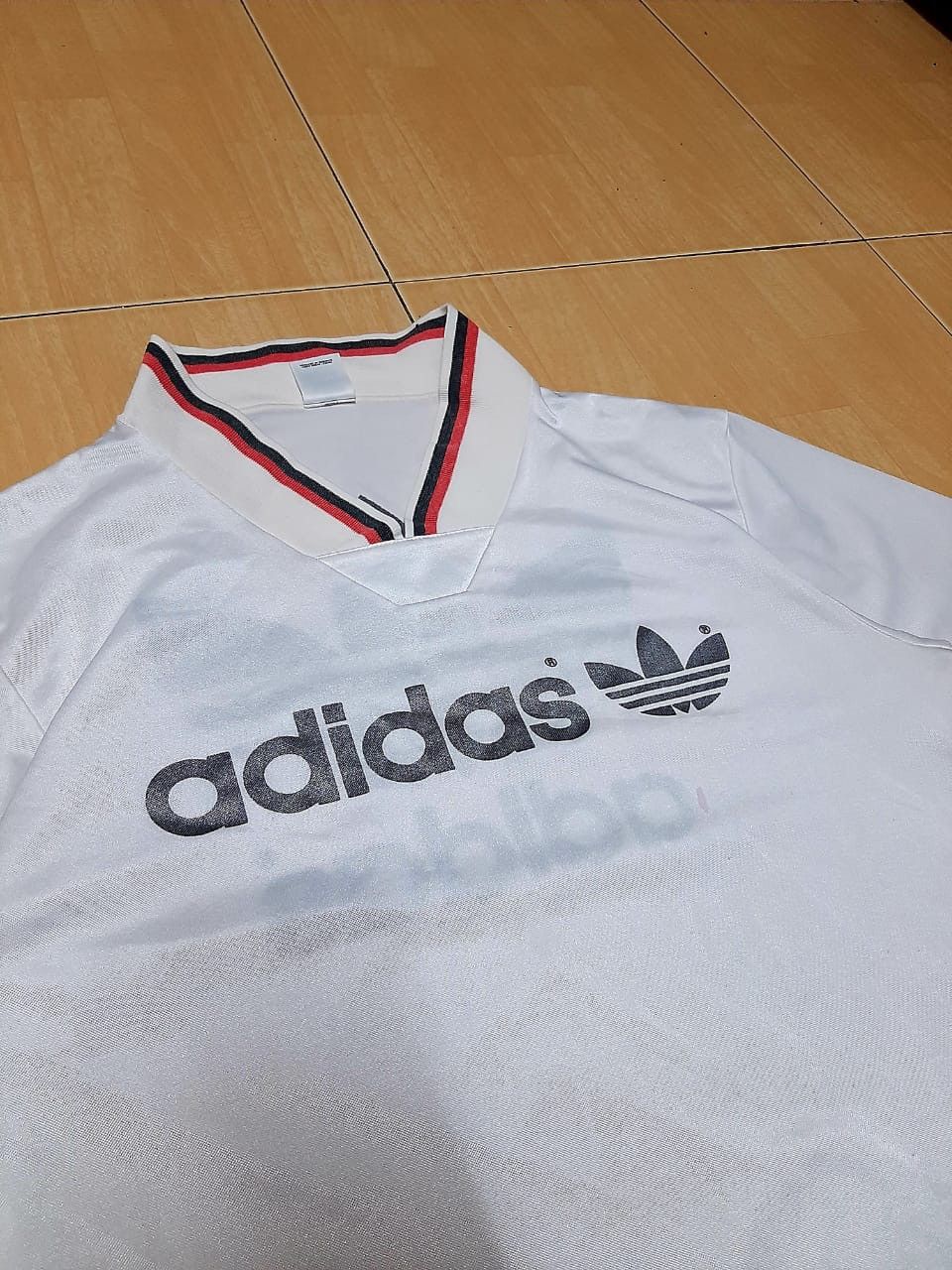 Adidas × Kanye West Vintage 90s Adidas Trefoil Jersey Size US L / EU 52-54 / 3 - 3 Thumbnail