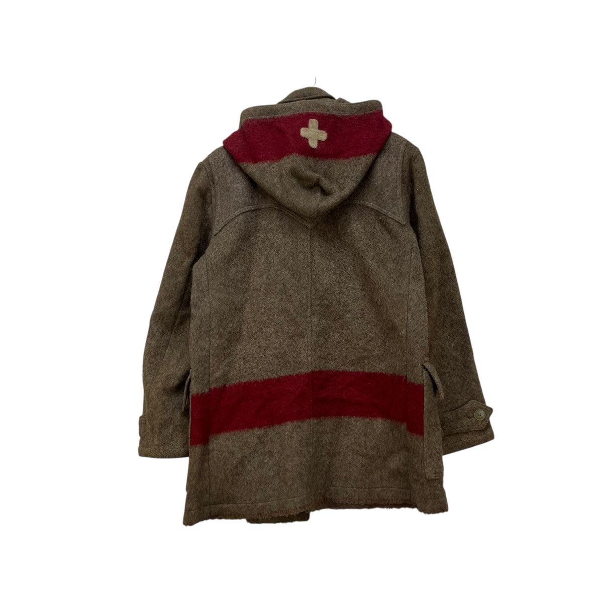 Hudsons Bay 💥Amou Sensu Studio Duffle Toggle Button Wool Hooded Jacket Size US M / EU 48-50 / 2 - 2 Thumbnail