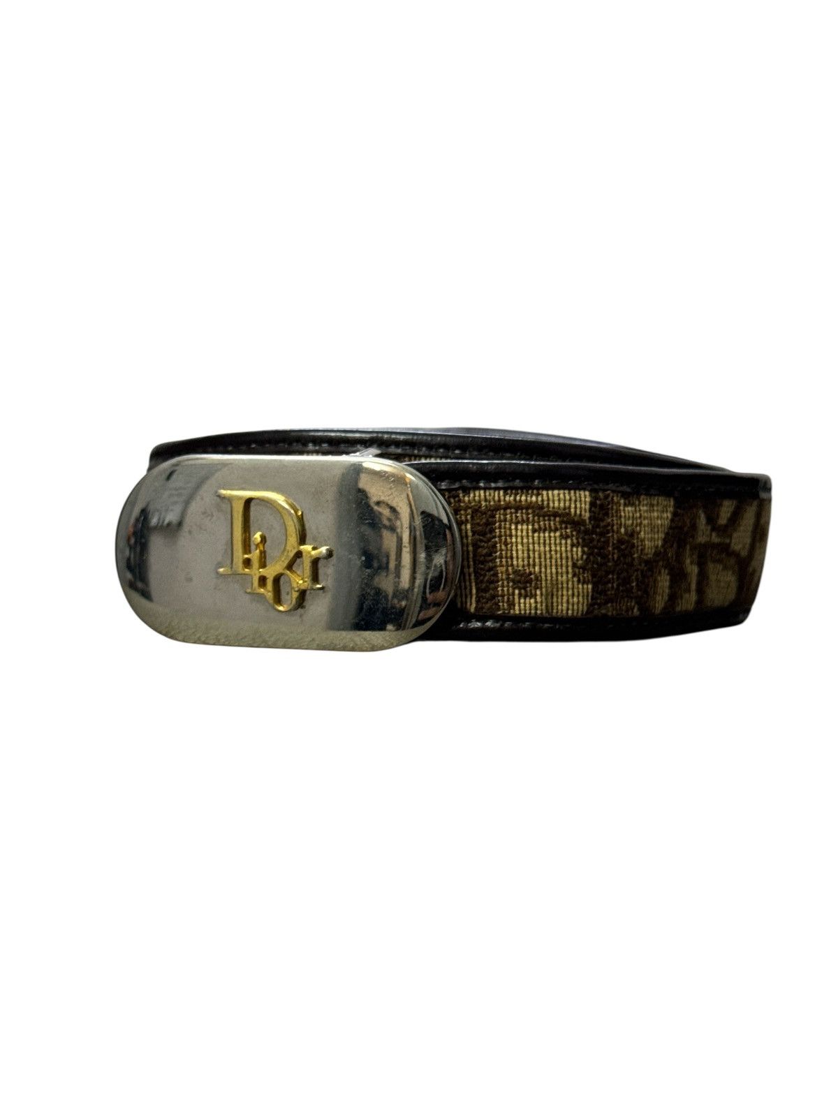 Dior VINTAGE CHRISTIAN DIOR MONOGRAM BELT 27-30" Size 28 - 2 Thumbnail