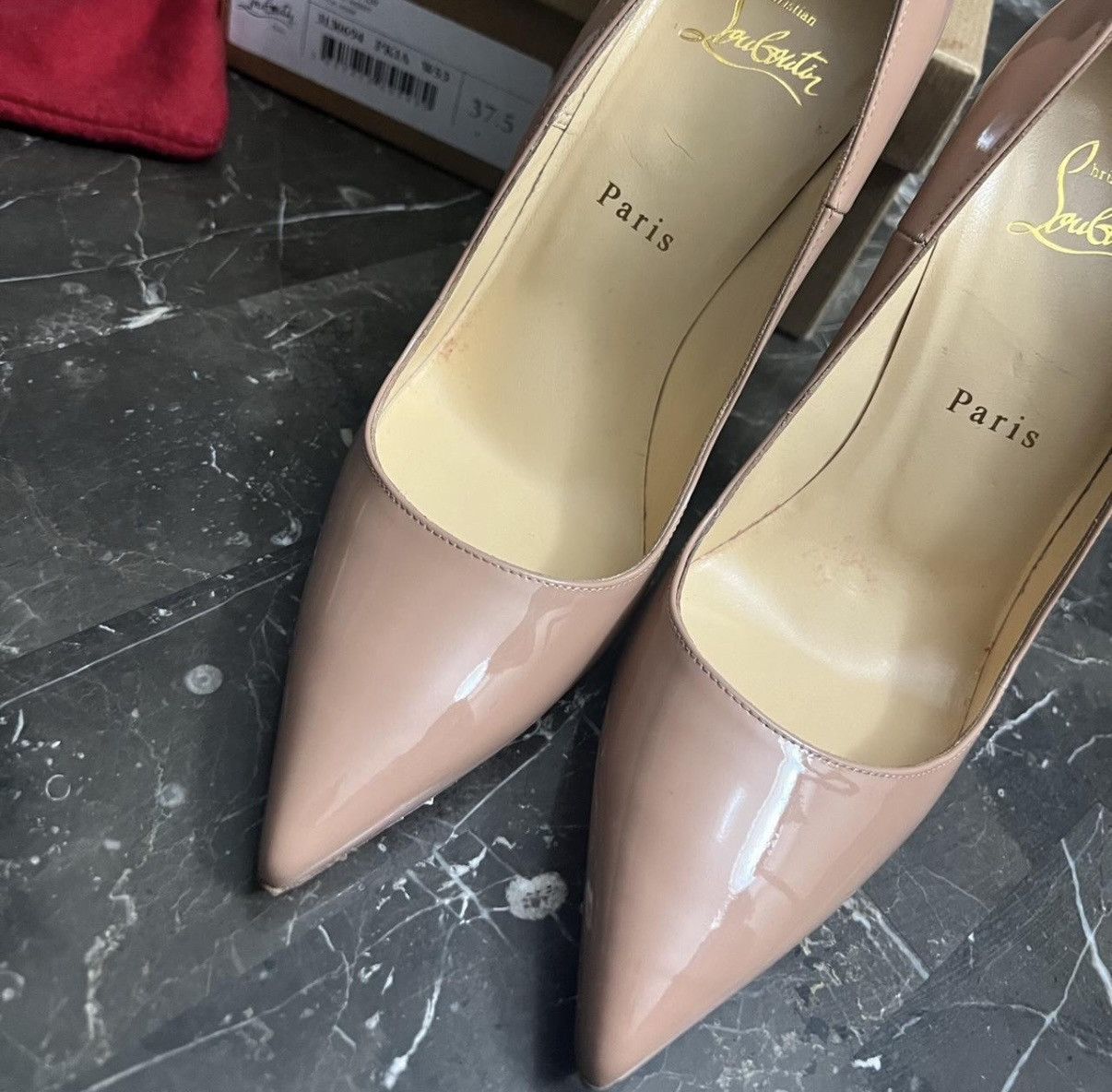 Christian Louboutin So Kate Nude Heels Size US 7.5 / IT 37.5 - 4 Thumbnail