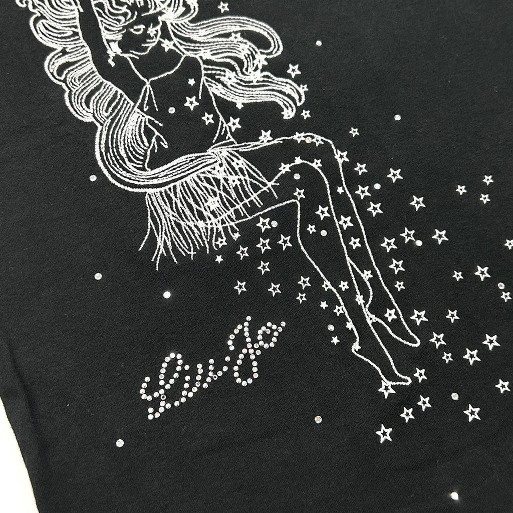 Liu Jo y2k euro black turtleneck tank top with fairy Size S / US 4 / IT 40 - 7 Thumbnail