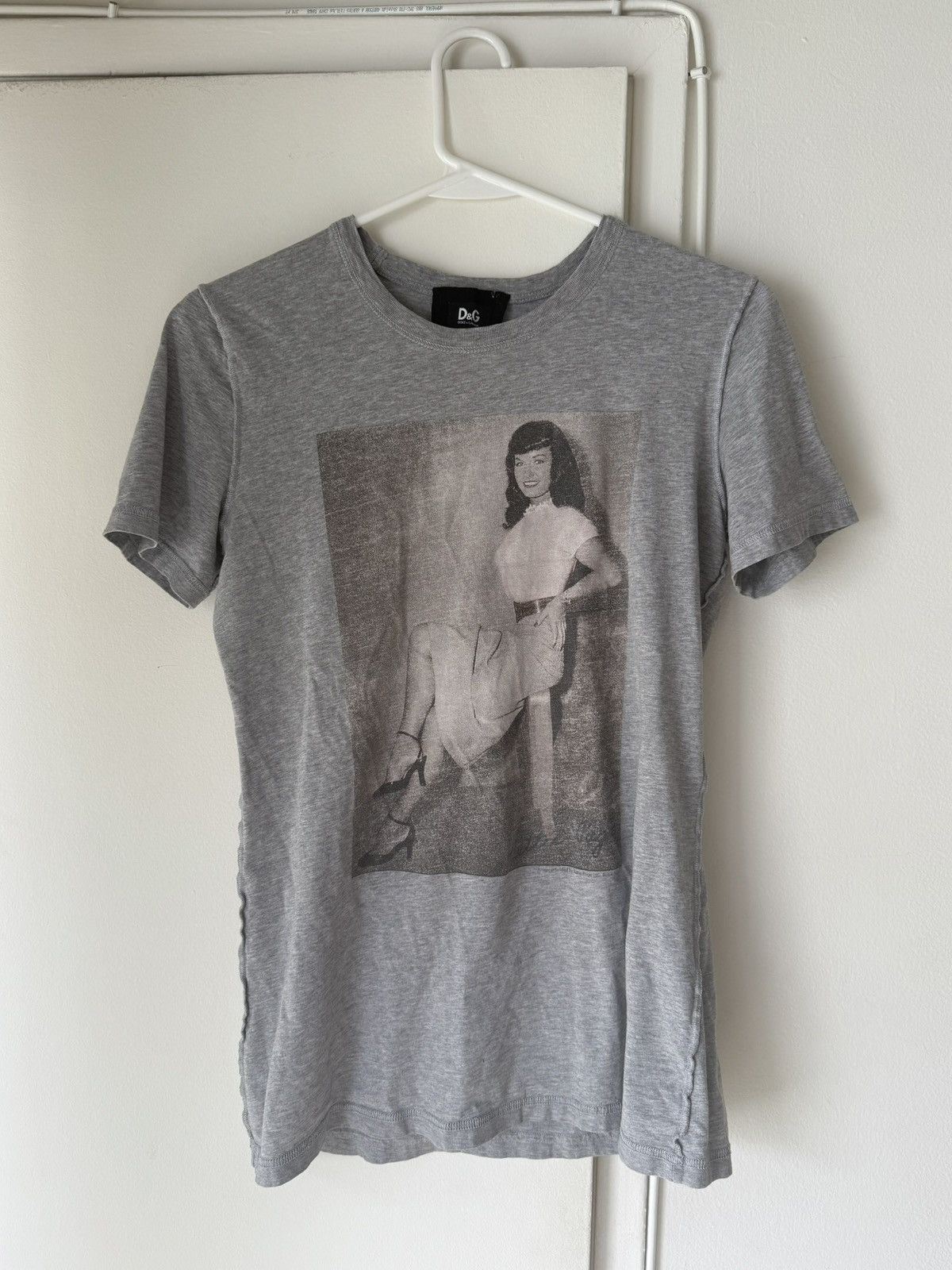 Vintage Bettie Paige Graphic Tee Reverse Seam