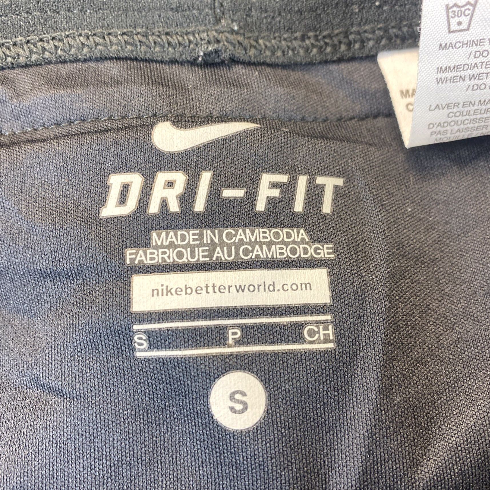 Nike Nike Dri-FIT Pants Womens Size S Black Athletic Running Yoga Leggings /48-35 Size 28" / US 6 / IT 42 - 4 Thumbnail