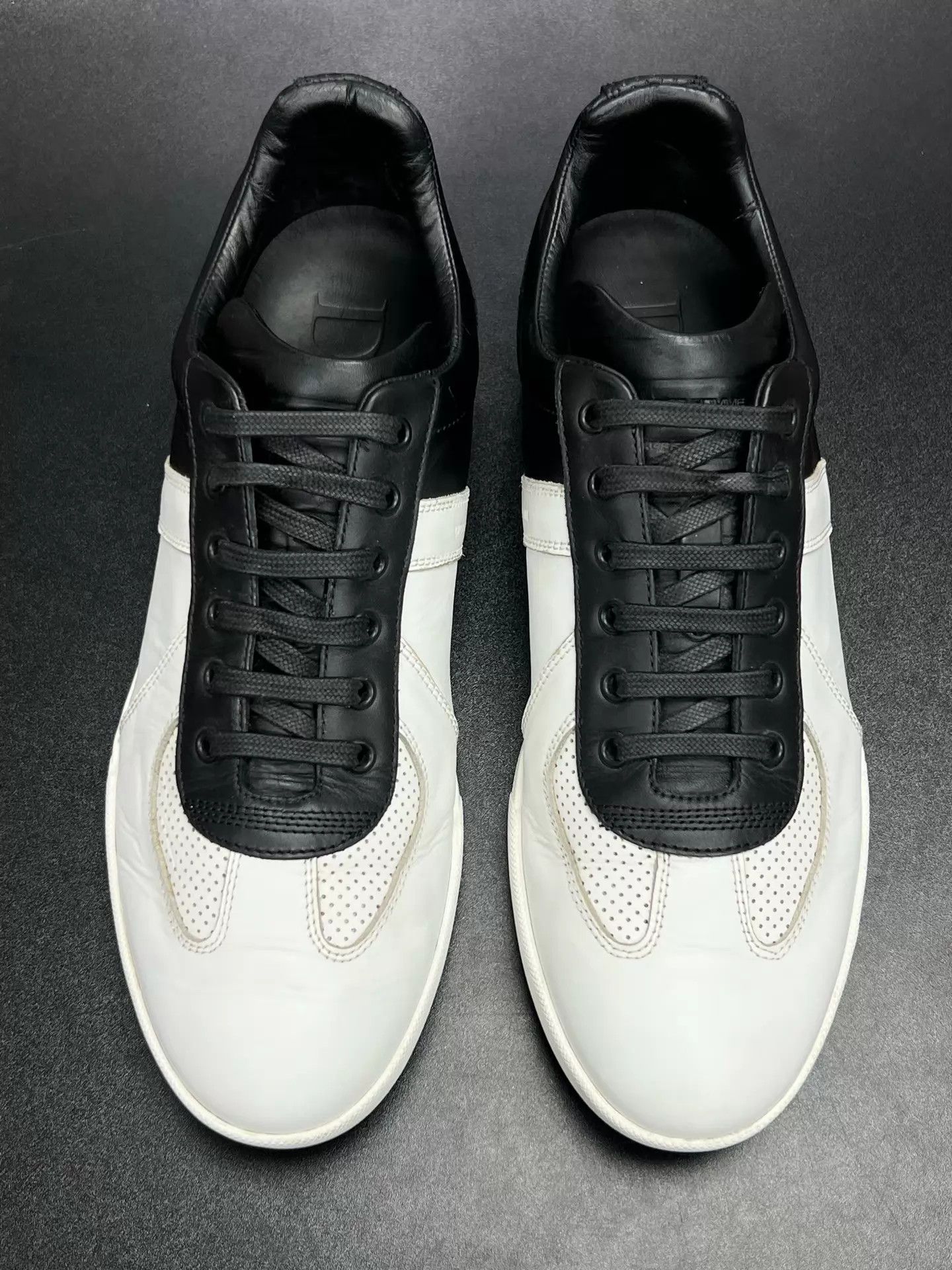 Dior DIOR B01 Black & White Leather German Trainer 42.5 Size US 9.5 / EU 42-43 - 3 Thumbnail