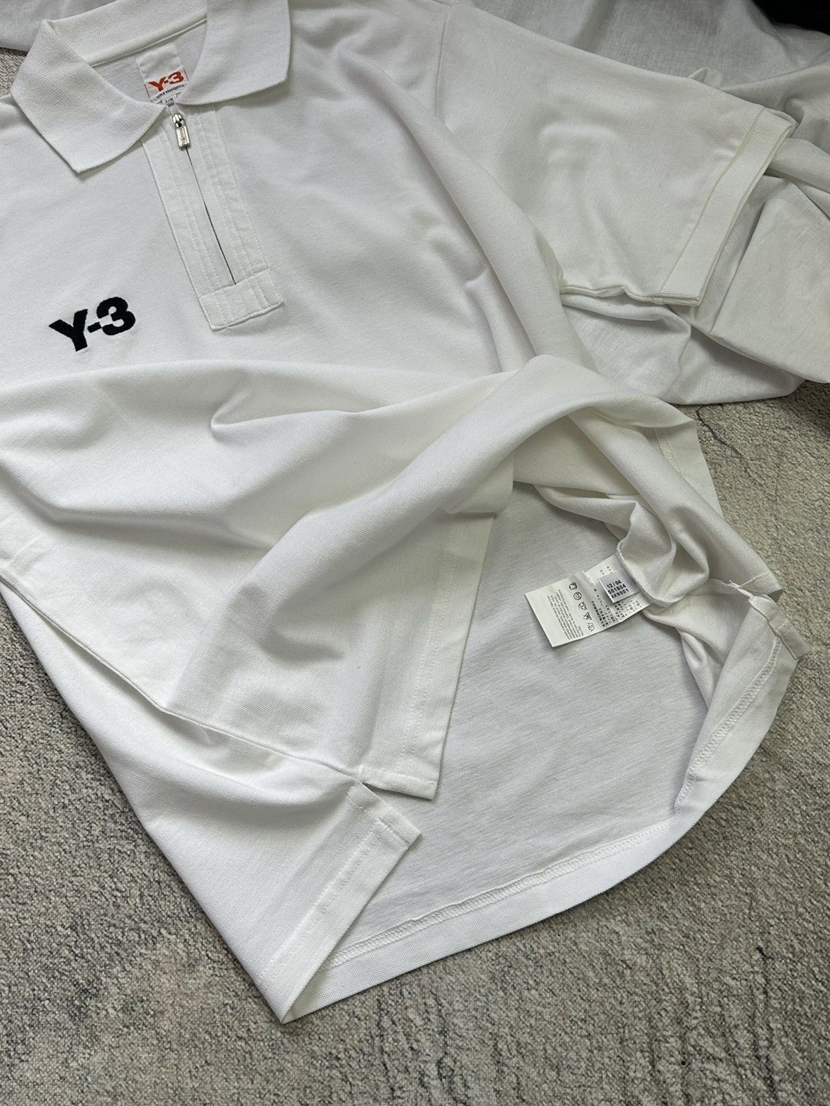 If Six Was Nine × Japanese Brand × Yohji Yamamoto Y-3 Yohji yamamoto polo tshirt boxy fit 00’ Size US L / EU 52-54 / 3 - 6 Thumbnail