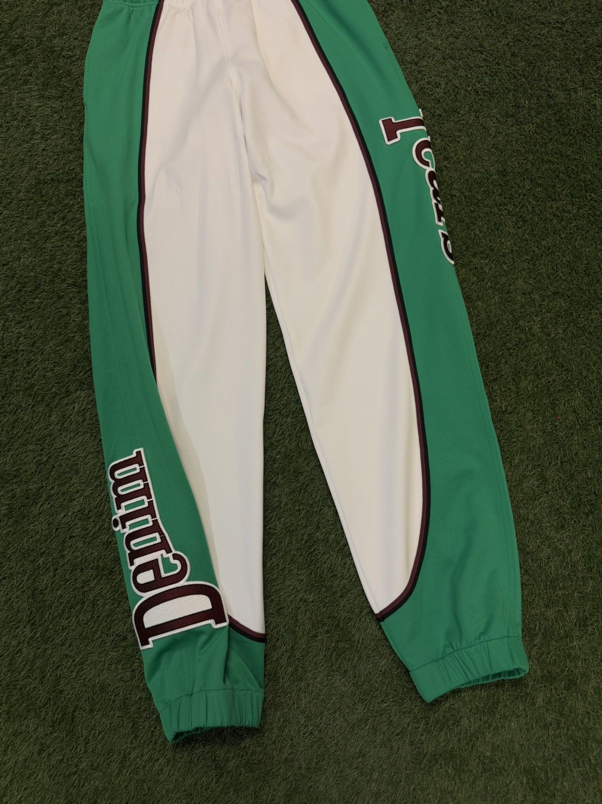 DENIM TEARS Denim Tears Green White Track Pants Size S (NEW) Size US 30 / EU 46 - 2 Thumbnail