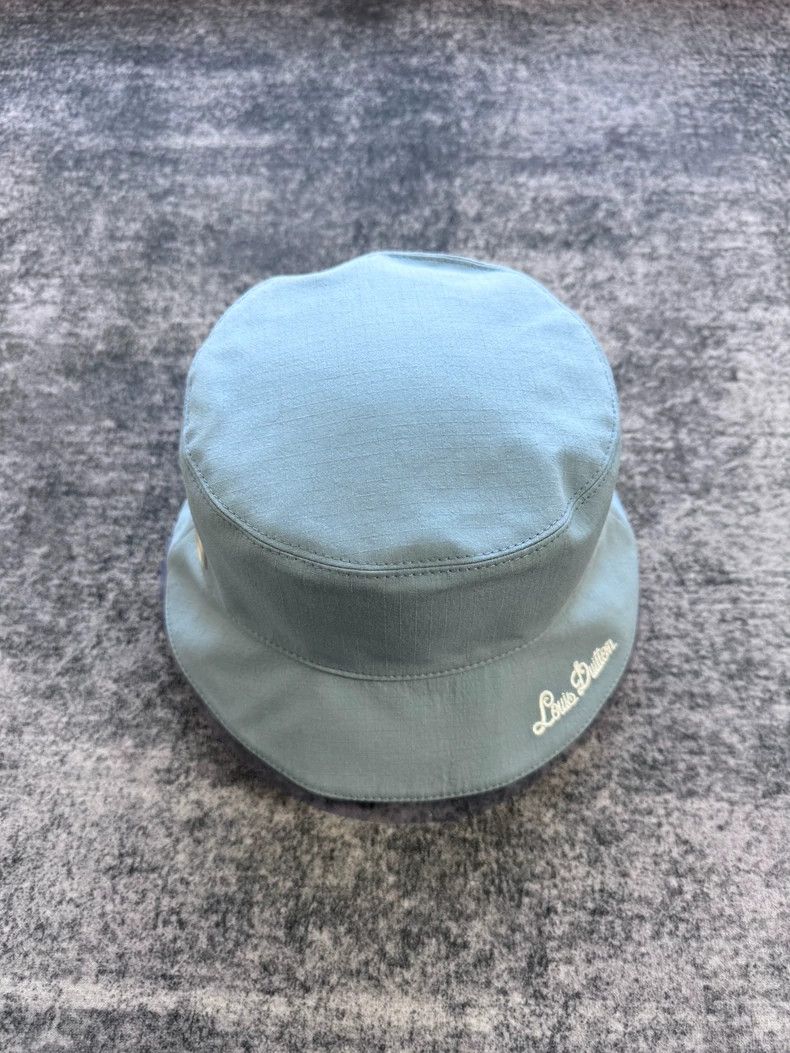 Louis Vuitton Louis Vuitton Blue and White Fisherman's Hat Size ONE SIZE - 1 Thumbnail