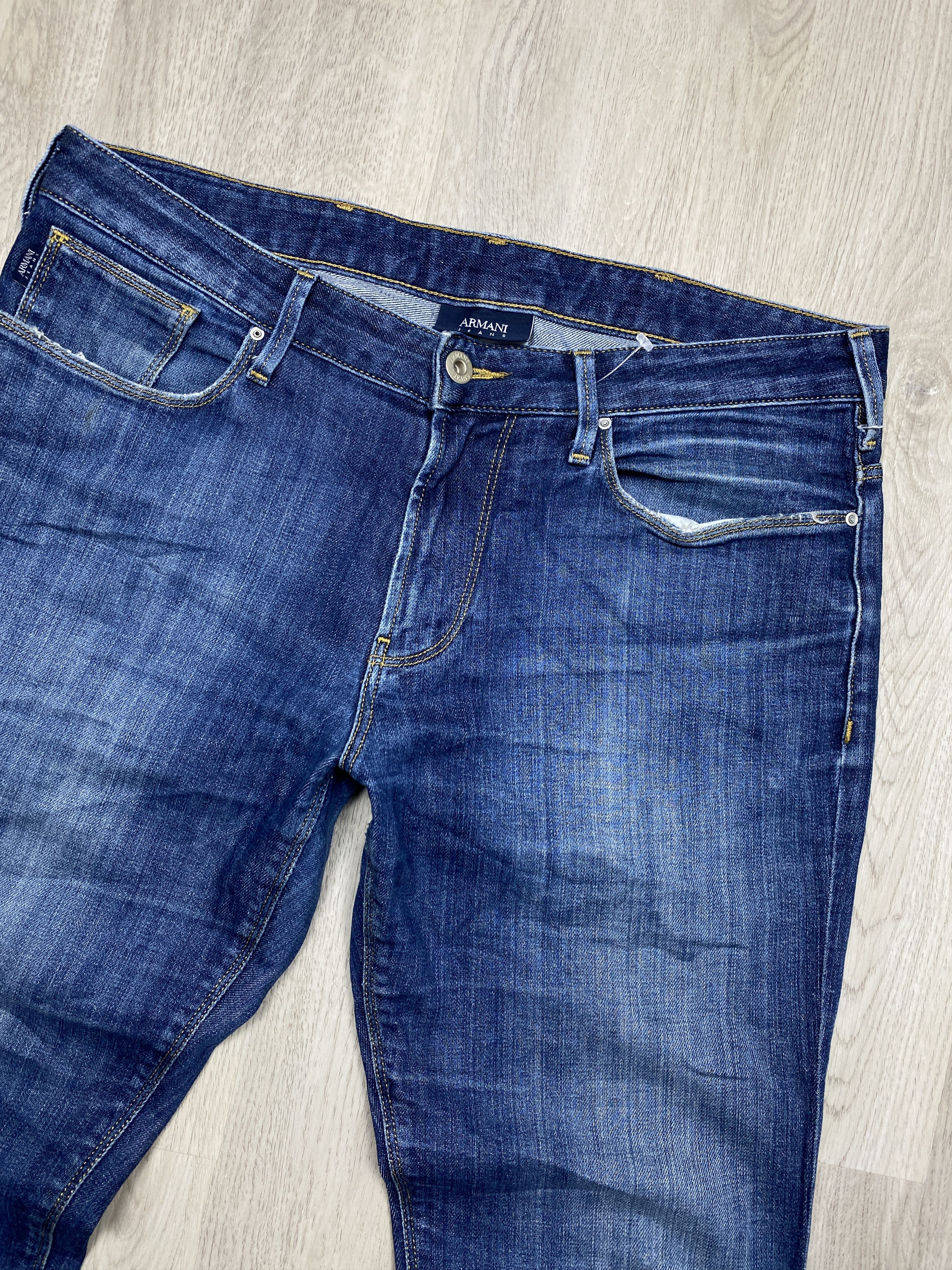 Armani Armani Jeans Vintage Mens Denim Pants Jeans Size US 31 - 5 Thumbnail